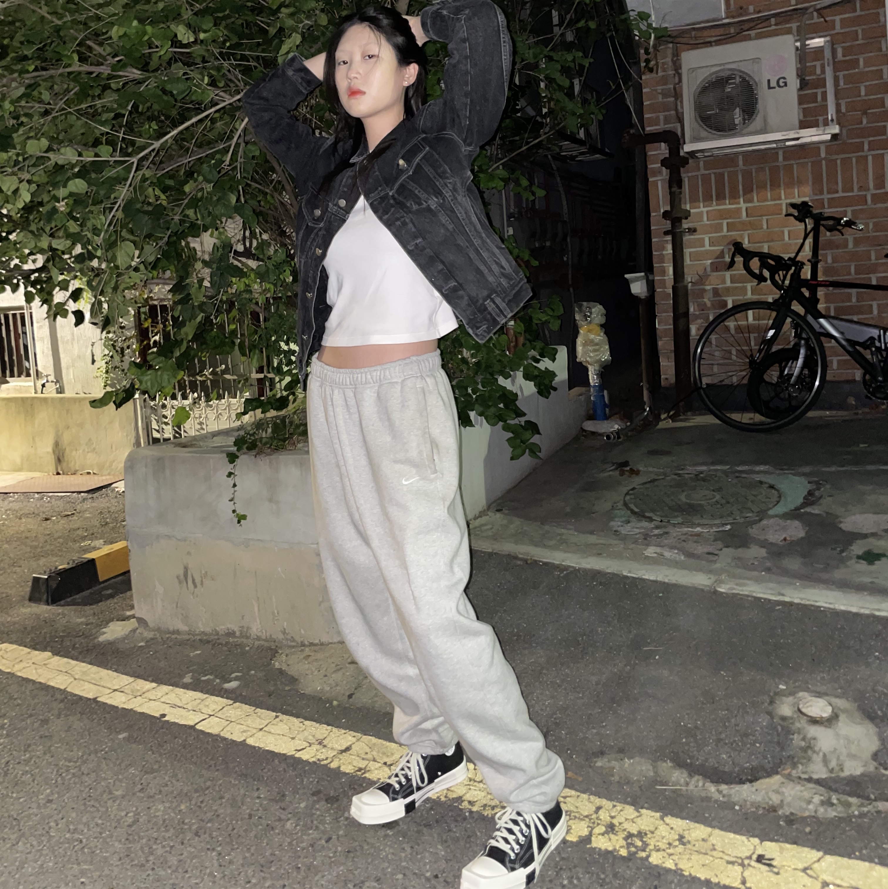 Converse x Drkshdw Turbodrk Chuck 70 Hi Black 착용 스타일