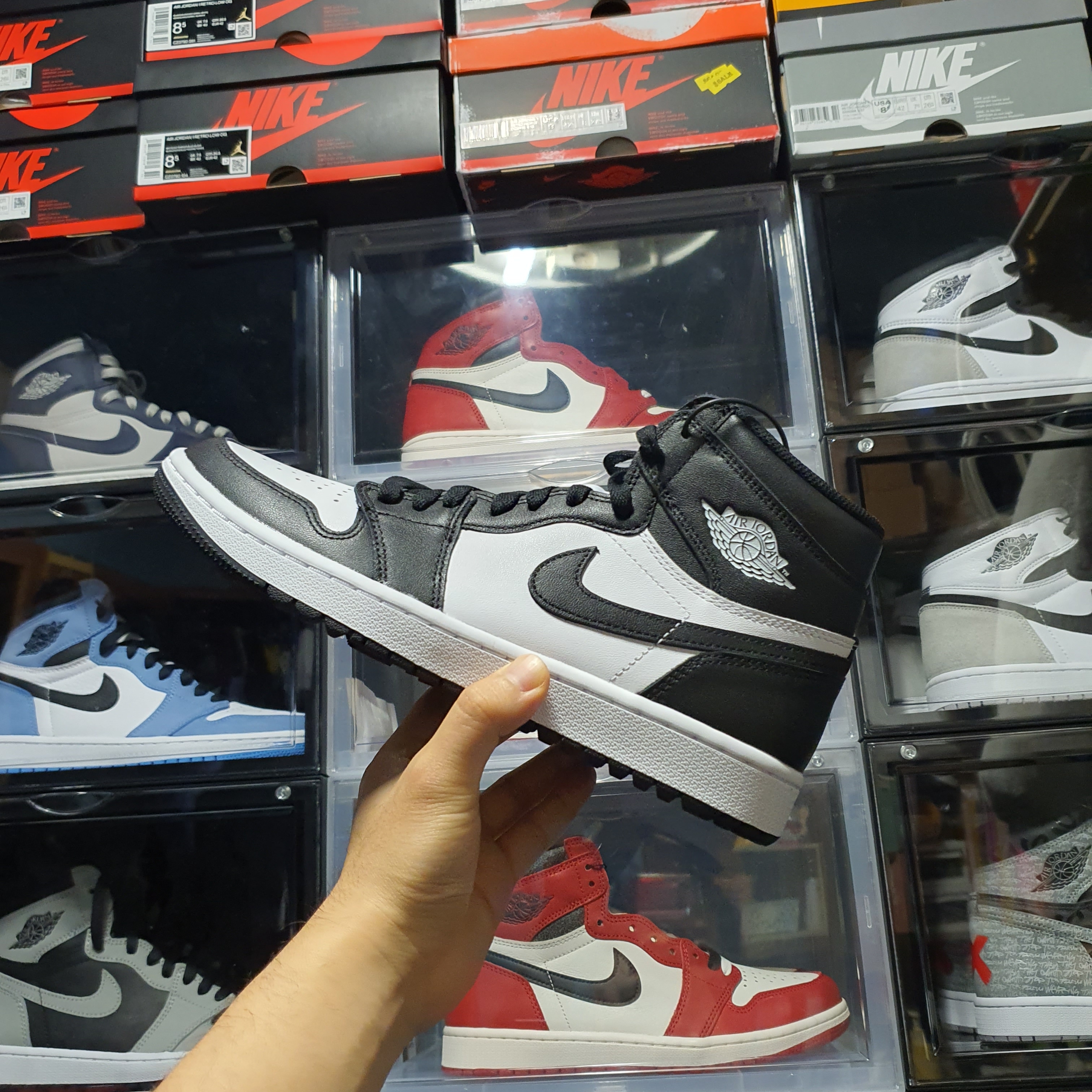 Jordan 1 High Golf White Black 착용 스타일 - 1