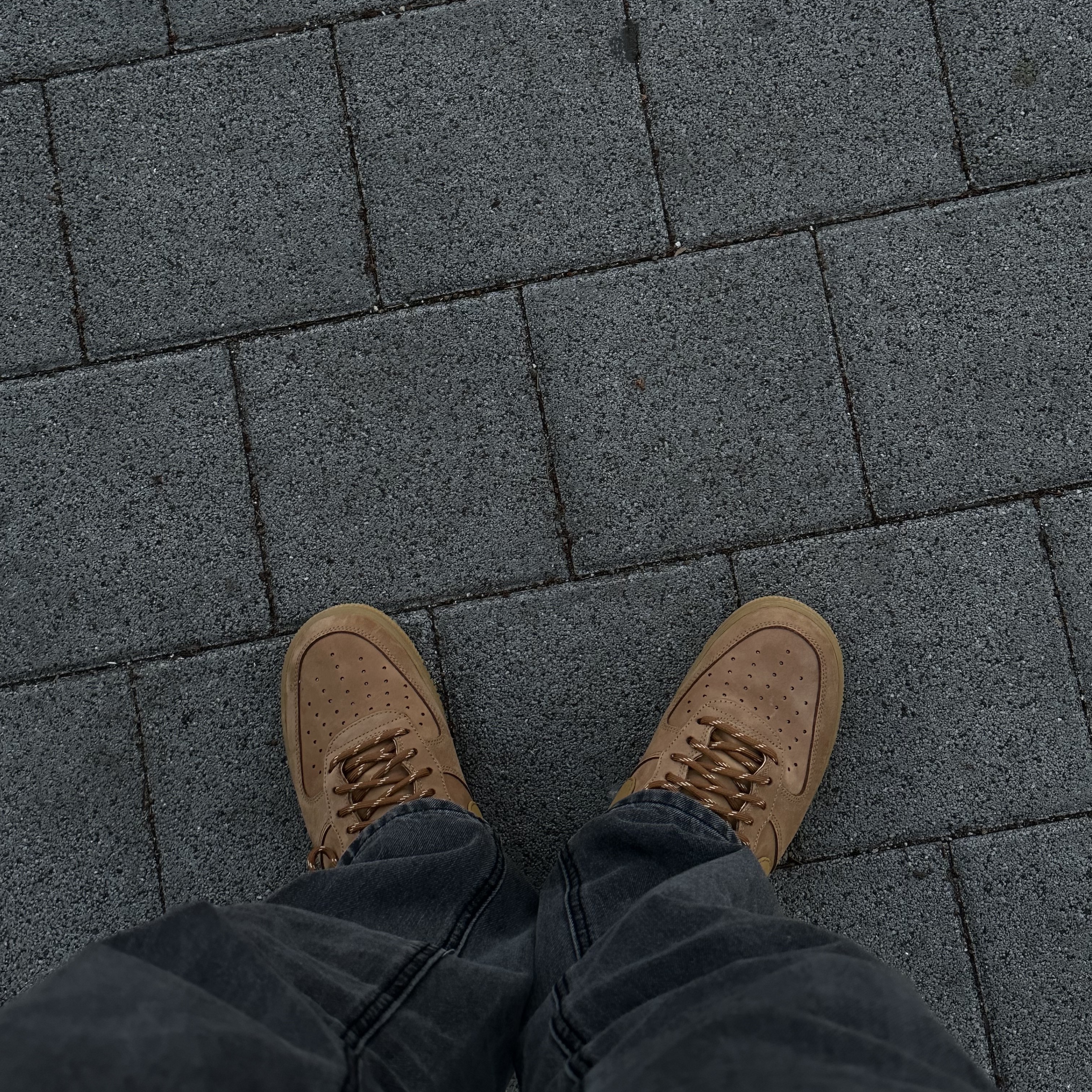 Nike Air Force 1 '07 WB Flax 착용 스타일