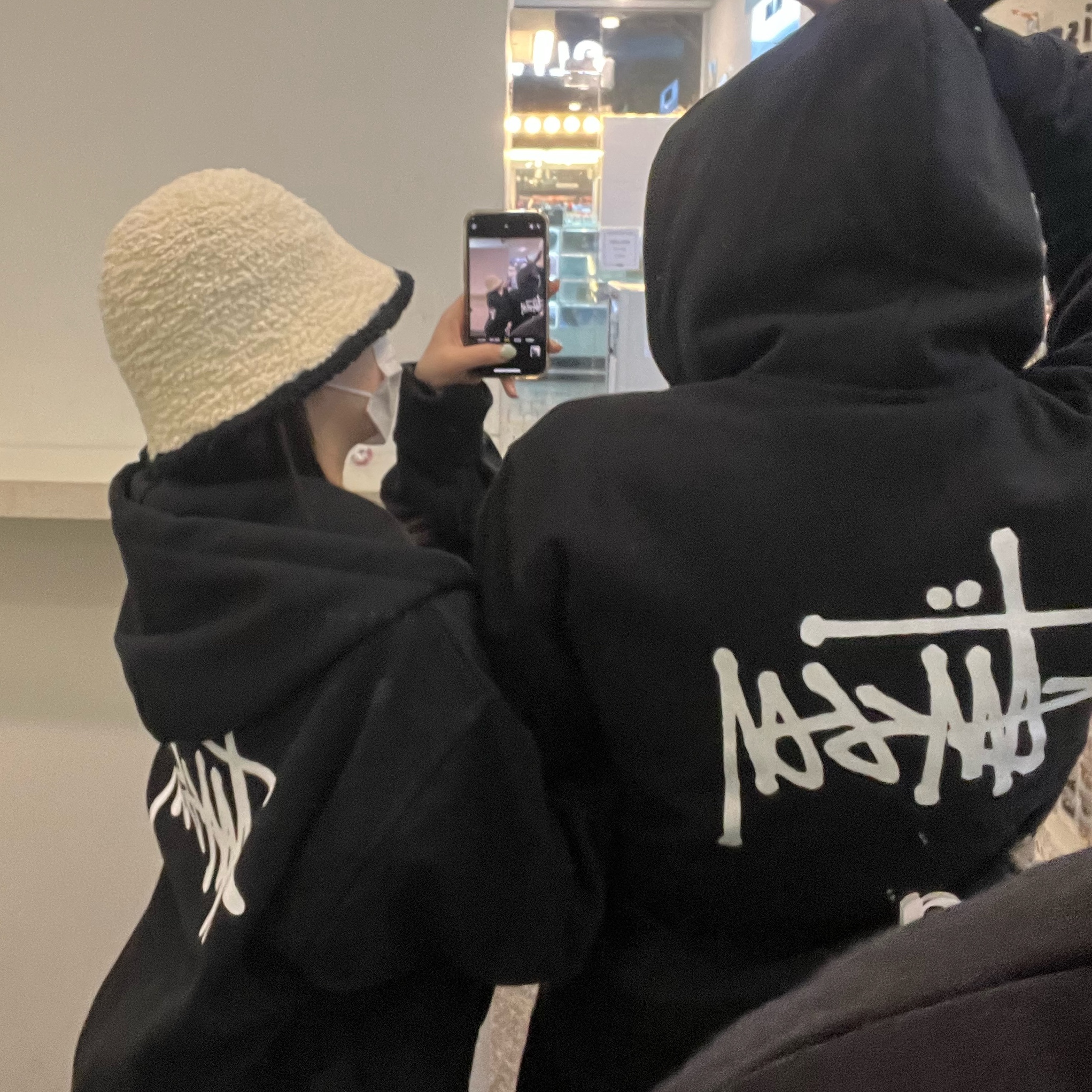 Stussy Basic Stussy Zip Hoodie Black 2022 착용 스타일
