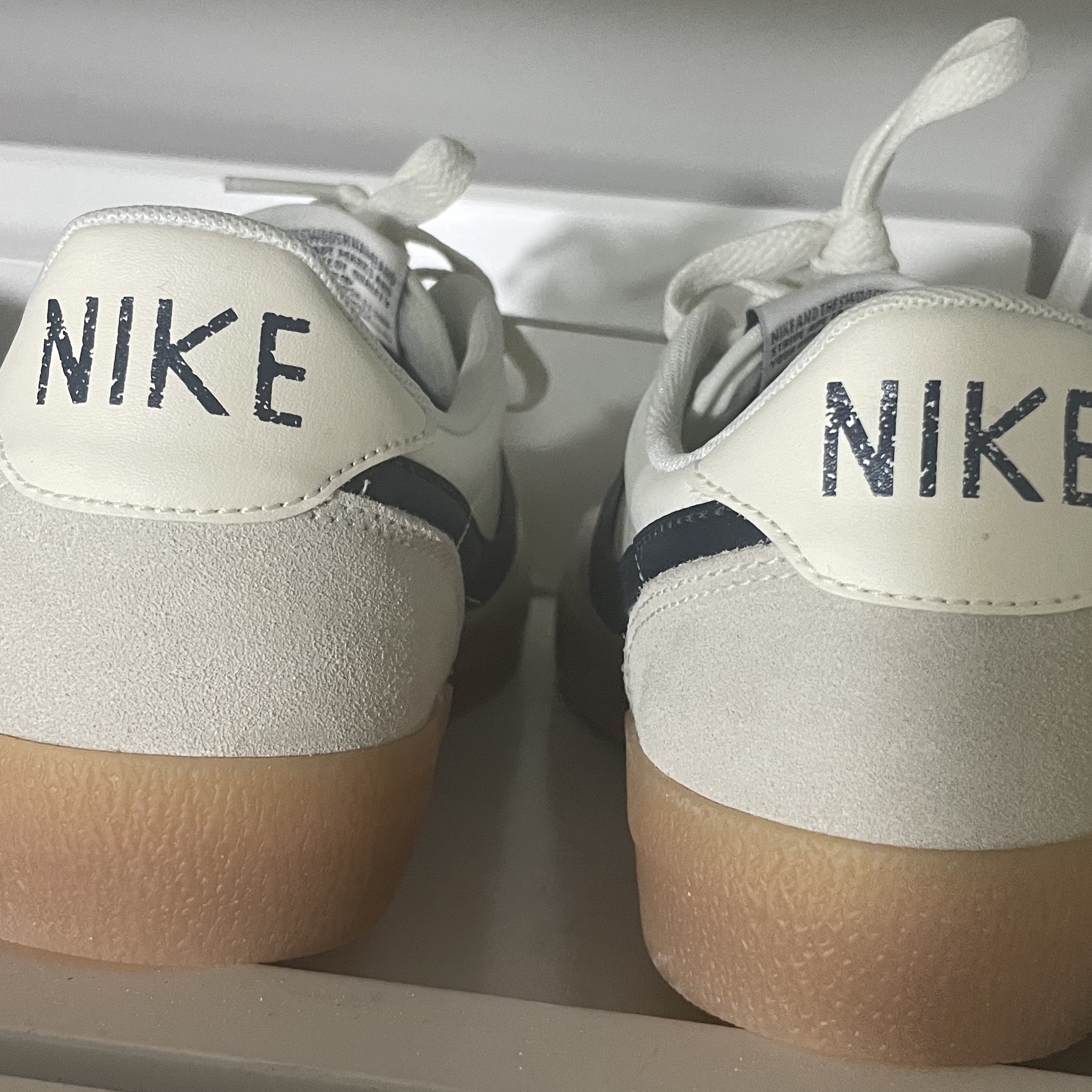 Nike x J.Crew Killshot 2 Sail Midnight Navy 착용 스타일