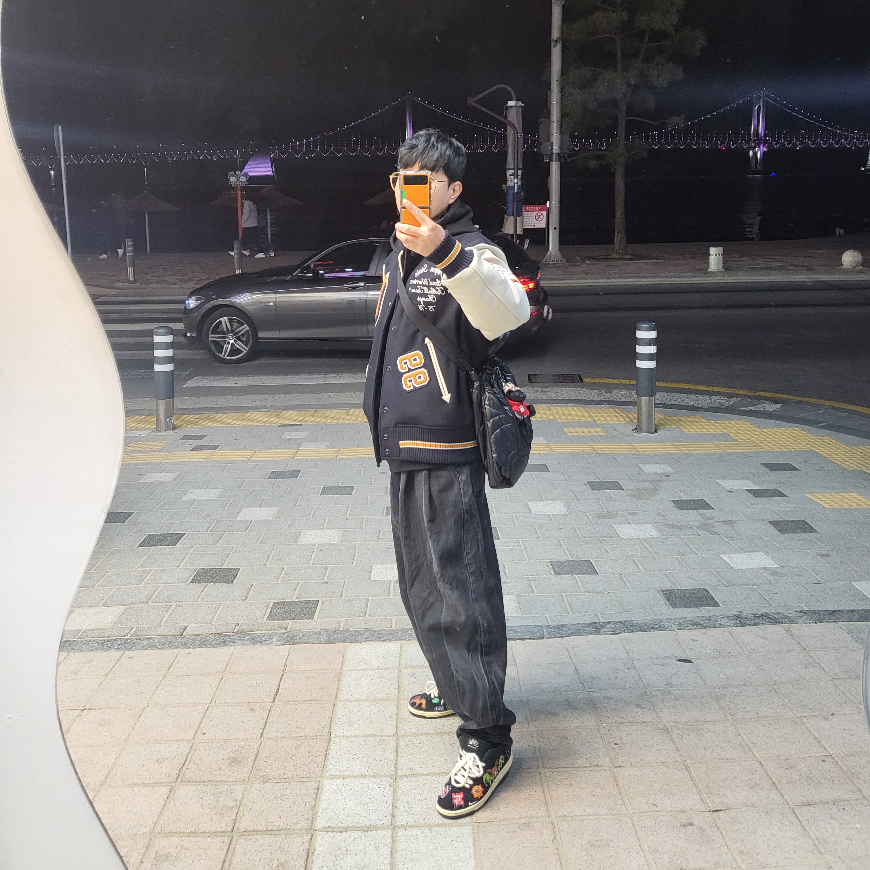 Nike x Neckface SB Dunk Low Pro Black 착용 스타일