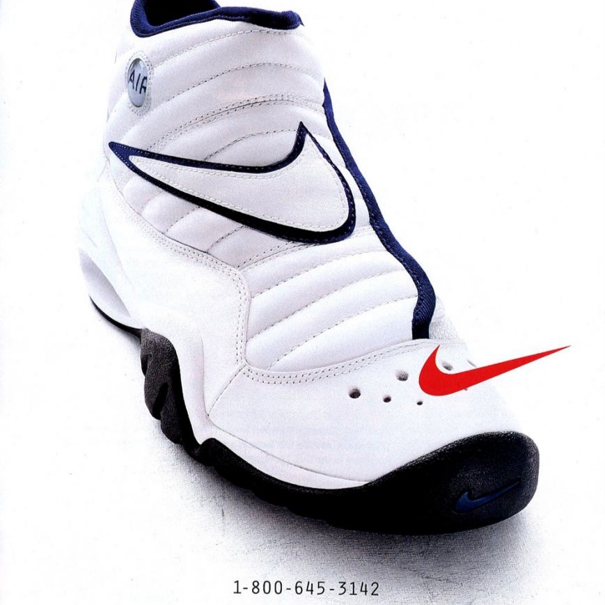 Nike Air Shake NDestrukt Black White, Nike Air Shake NDestrukt White Red 착용 스타일 - 2