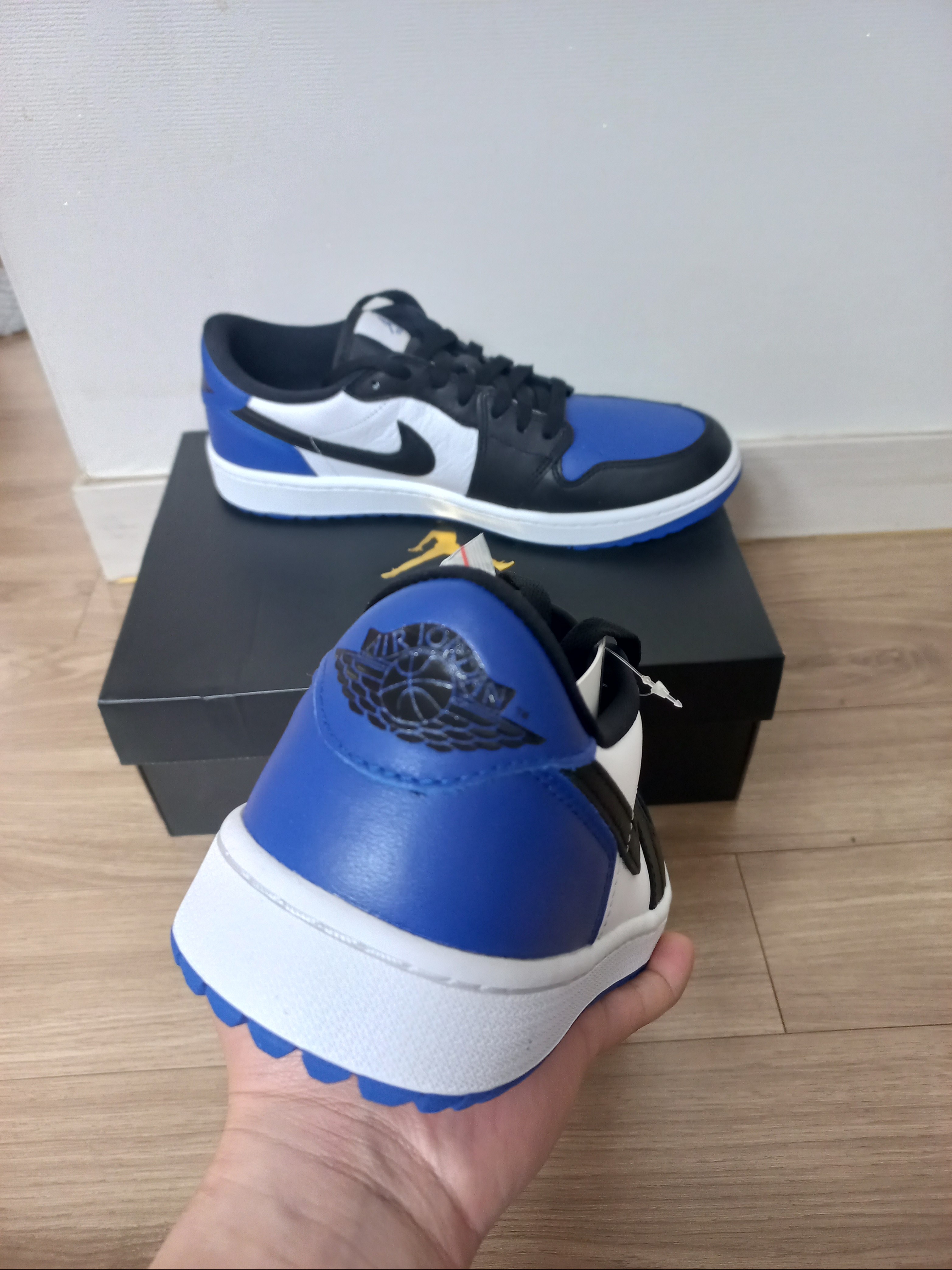 Jordan 1 Low Golf Sport Royal 착용 스타일 - 2