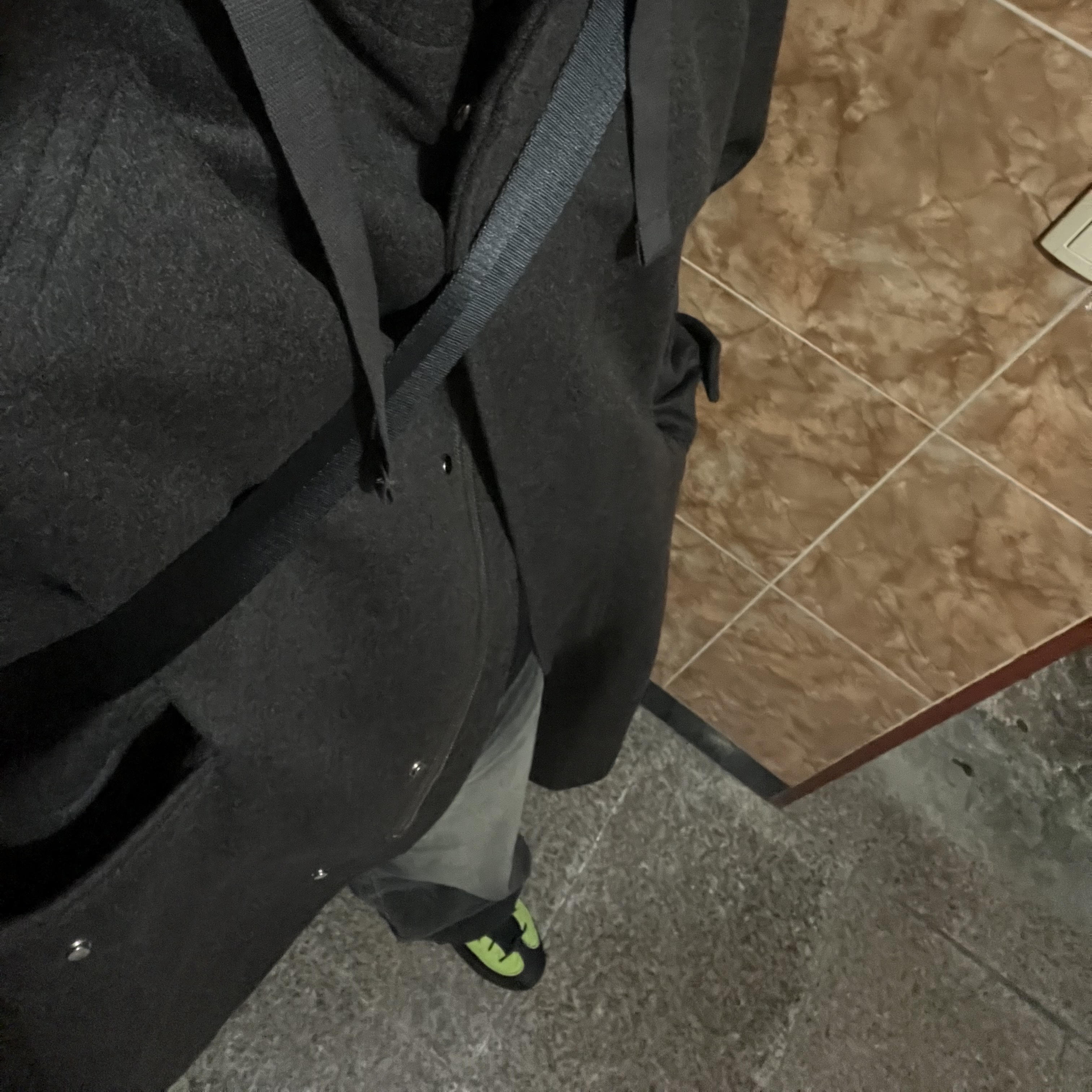 Nike x Stussy Air Penny II Vivid Green and Black 착용 스타일 - 3