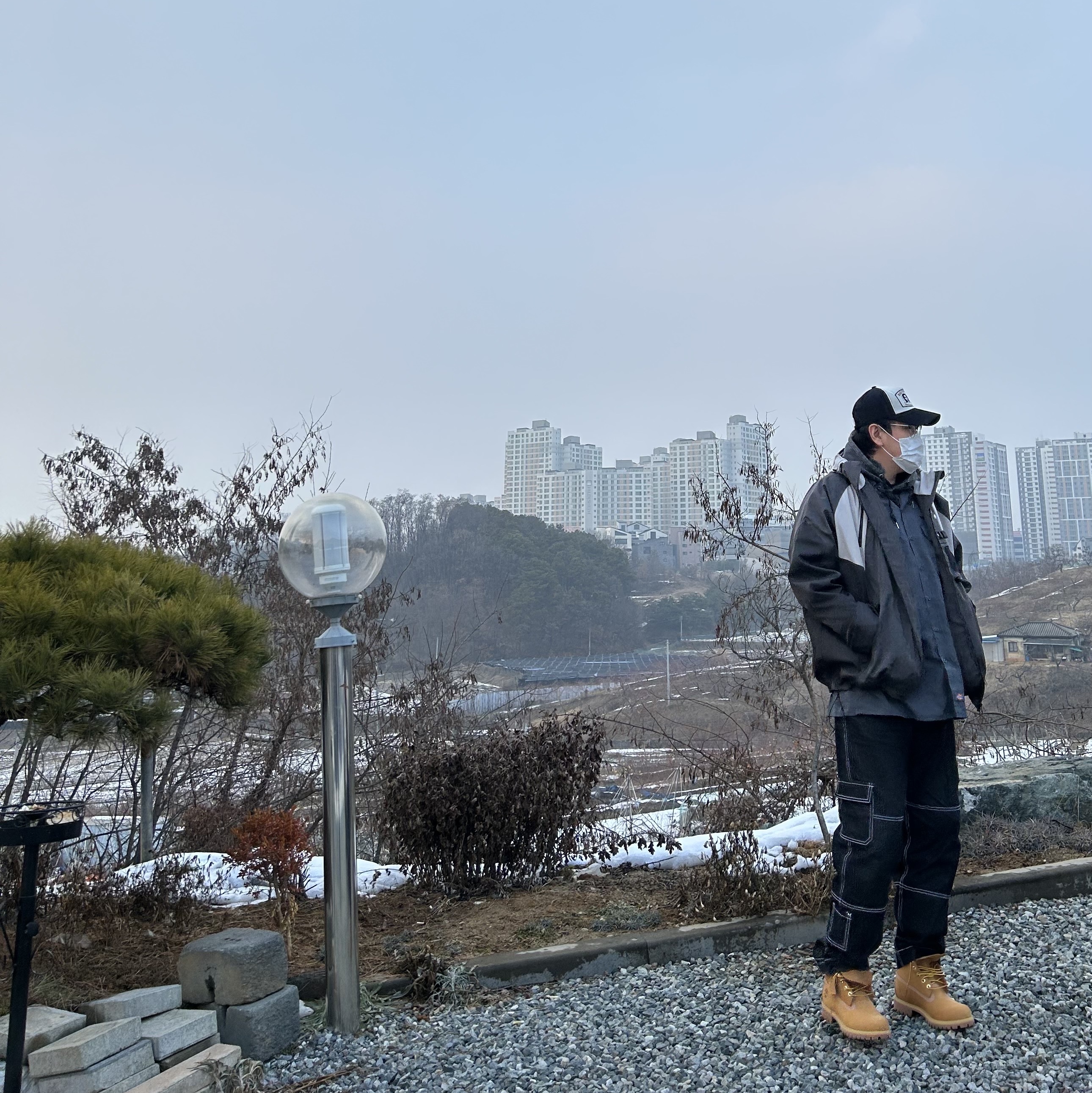 Undermycar Kame Multi Zip Turtle Shell Parka Driftwood - 22FW 착용 스타일