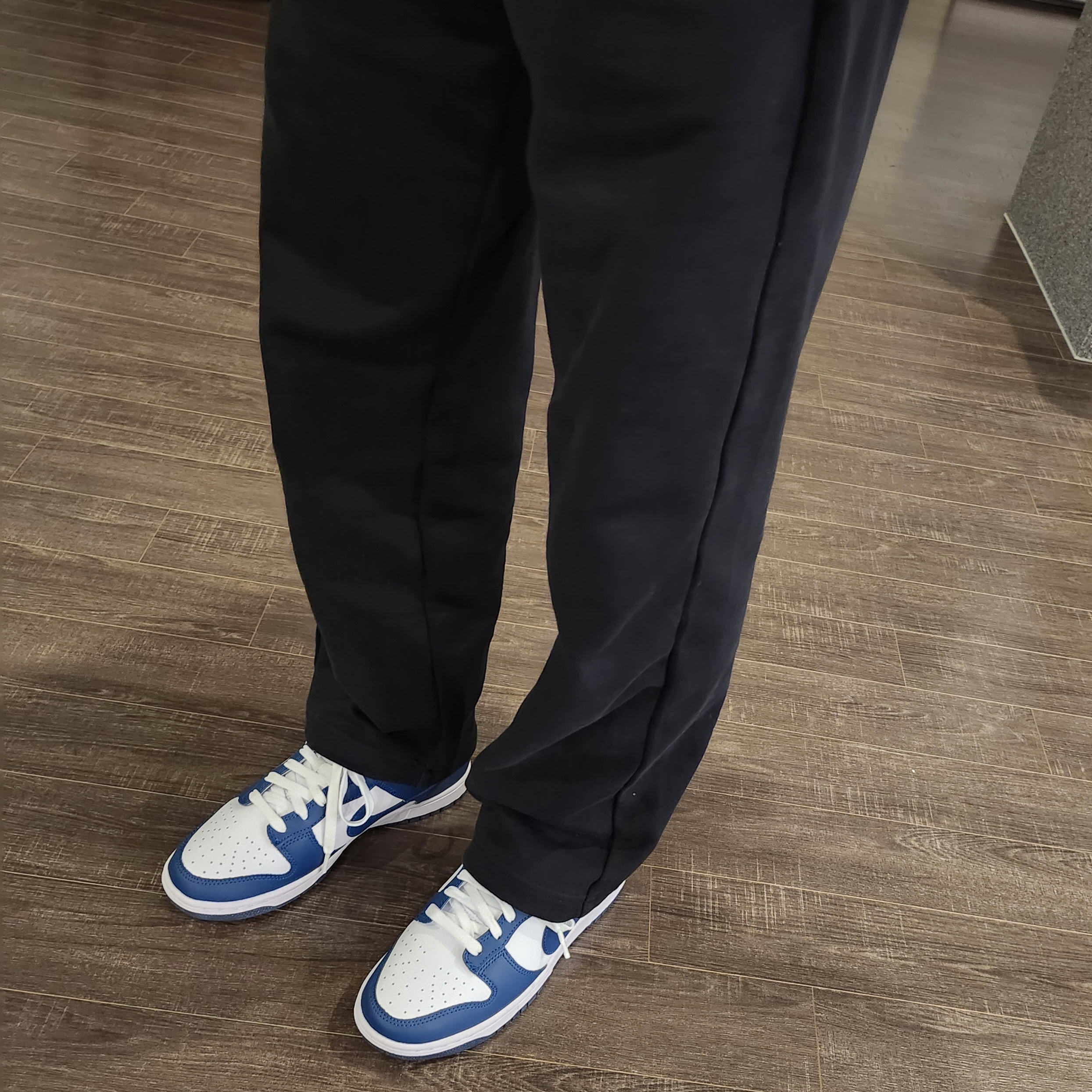 Nike Dunk Low Retro Valerian Blue 착용 스타일 - 1