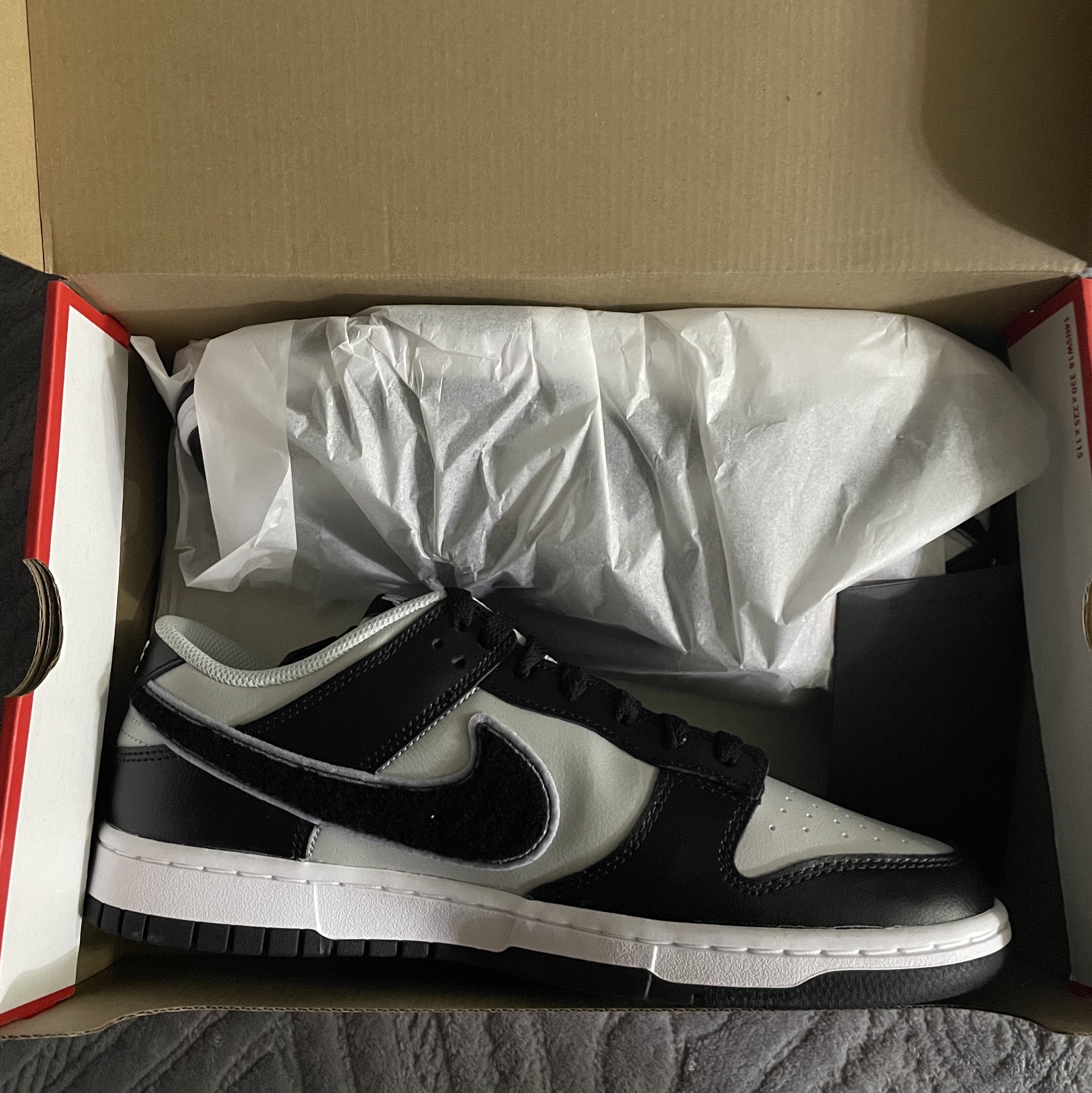 Nike Dunk Low Retro Grey Fog Black 착용 스타일 - 1