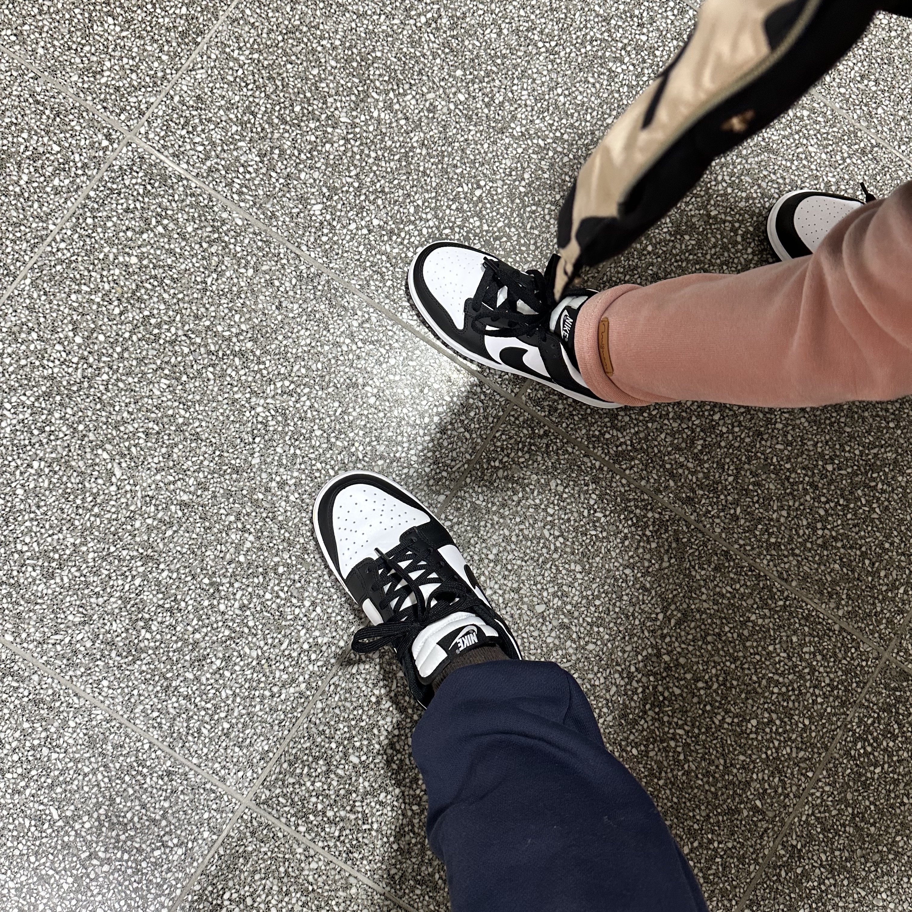 (PS) Nike Dunk Low Black, (W) Nike Dunk Low Black 착용 스타일 - 2