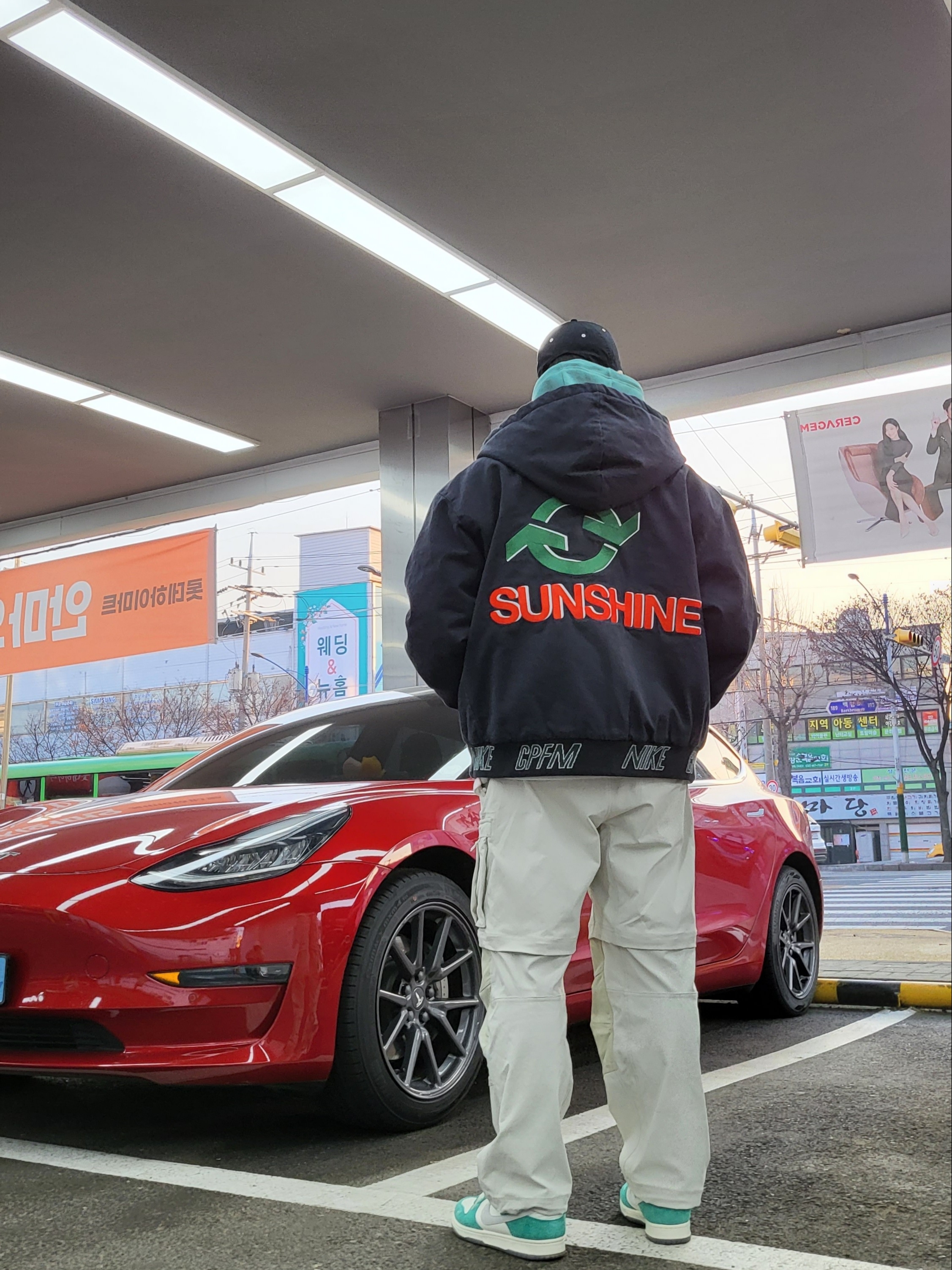 Nike x Cactus Plant Flea Market Workwear Jacket Black - US/EU, Nike ACG Therma-Fit Pullover Fleece Hoodie Bicoastal - Asia 착용 스타일