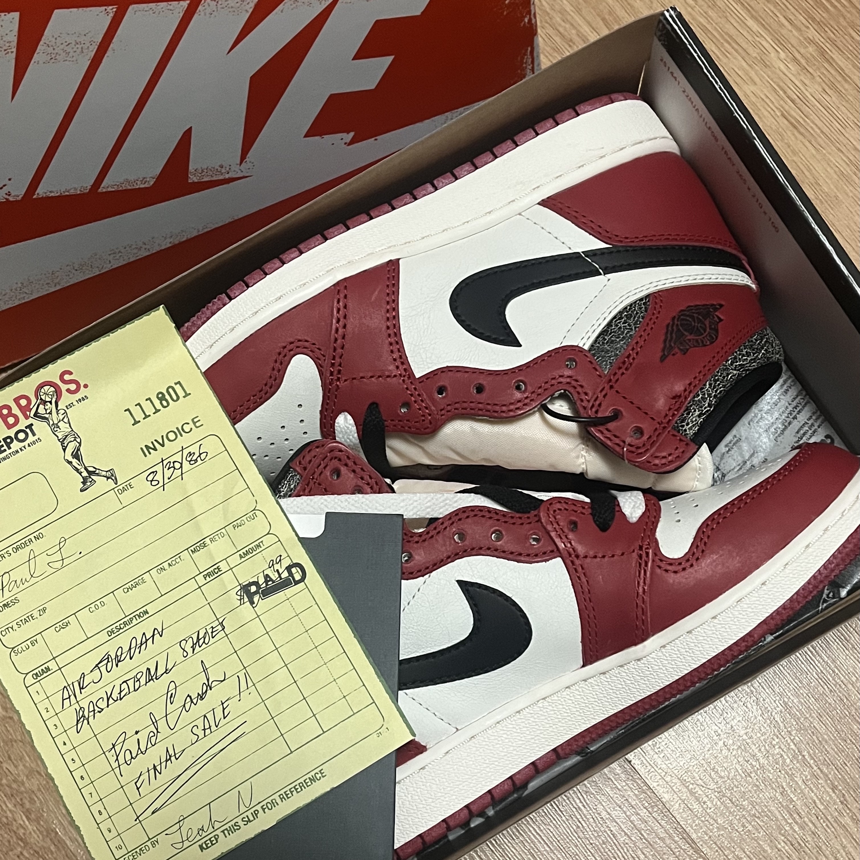 Jordan 1 Retro High OG Chicago 2022, (GS) Jordan 1 Retro High OG Chicago 2022 착용 스타일