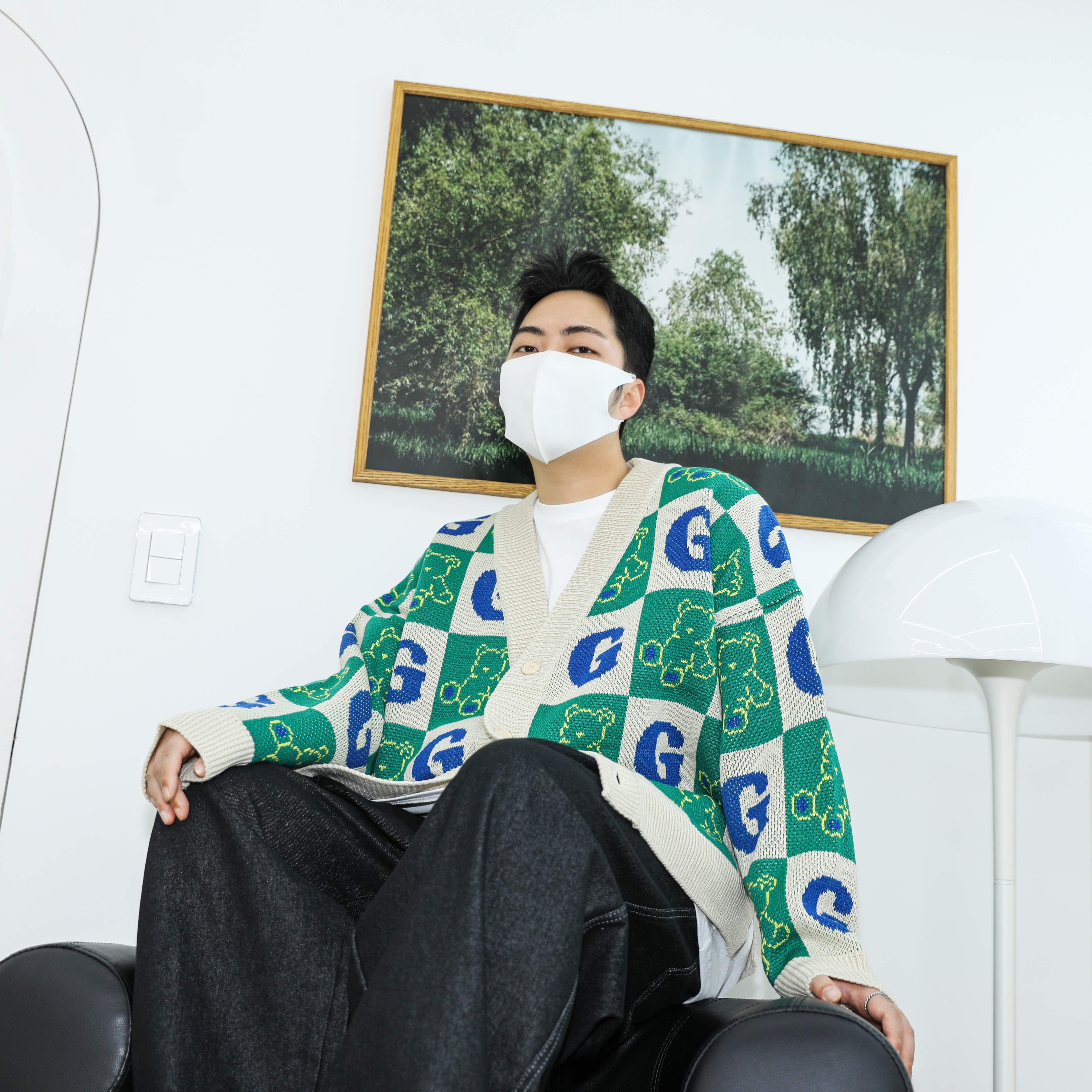 Adidas x Human Made Campus Green 착용 스타일 - 3