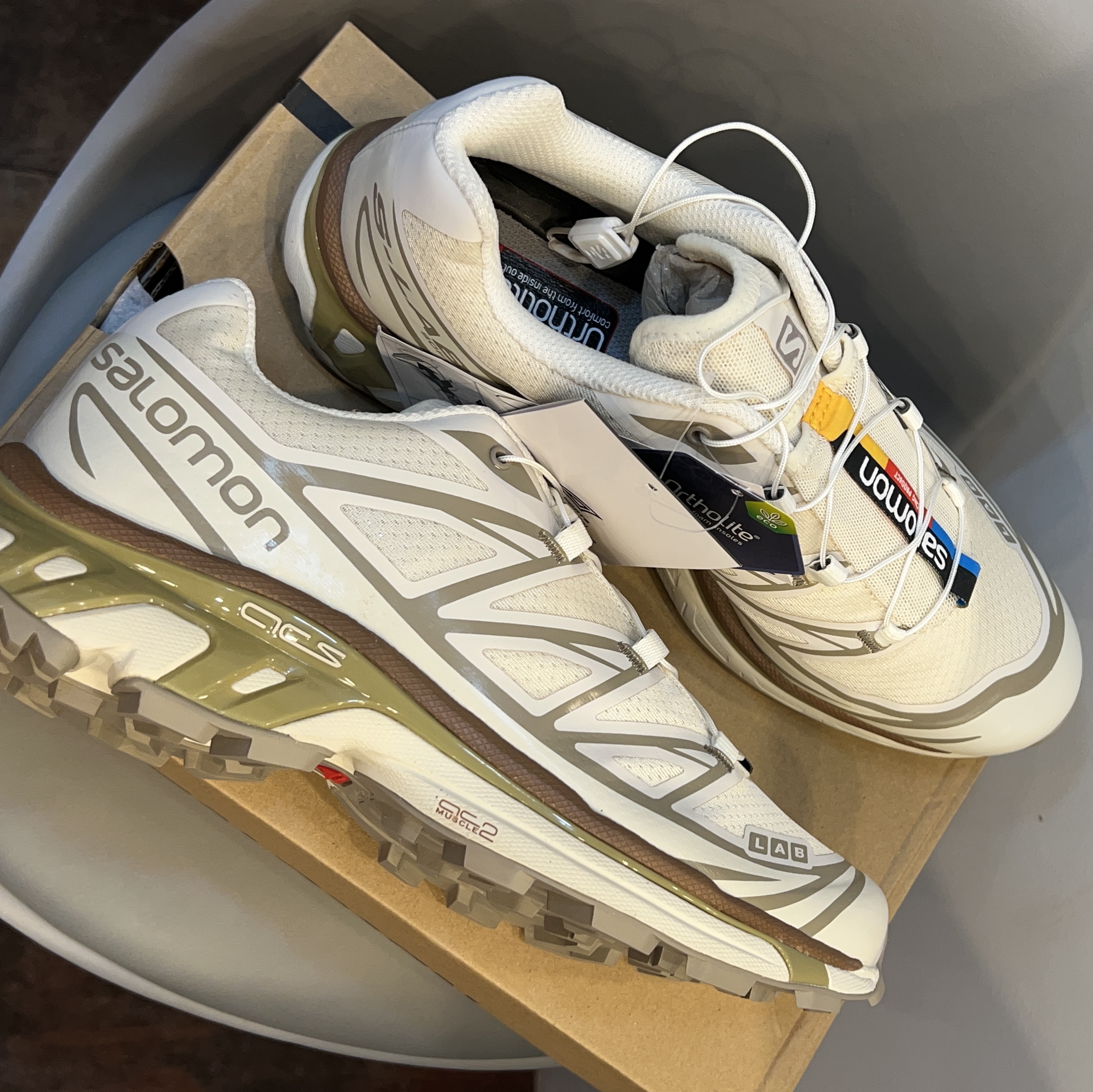 Salomon XT-6 Turtledove 착용 스타일