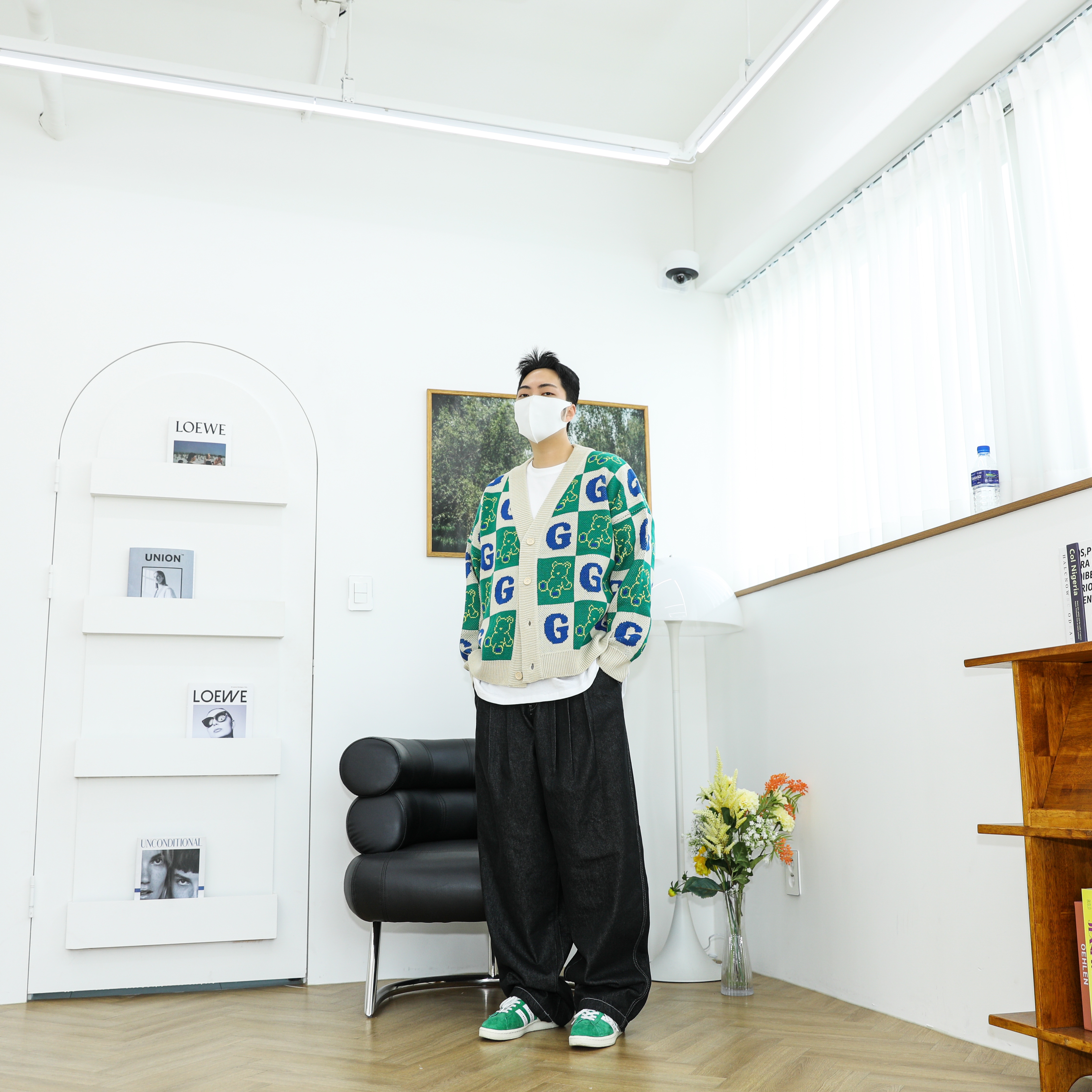 Adidas x Human Made Campus Green 착용 스타일 - 4