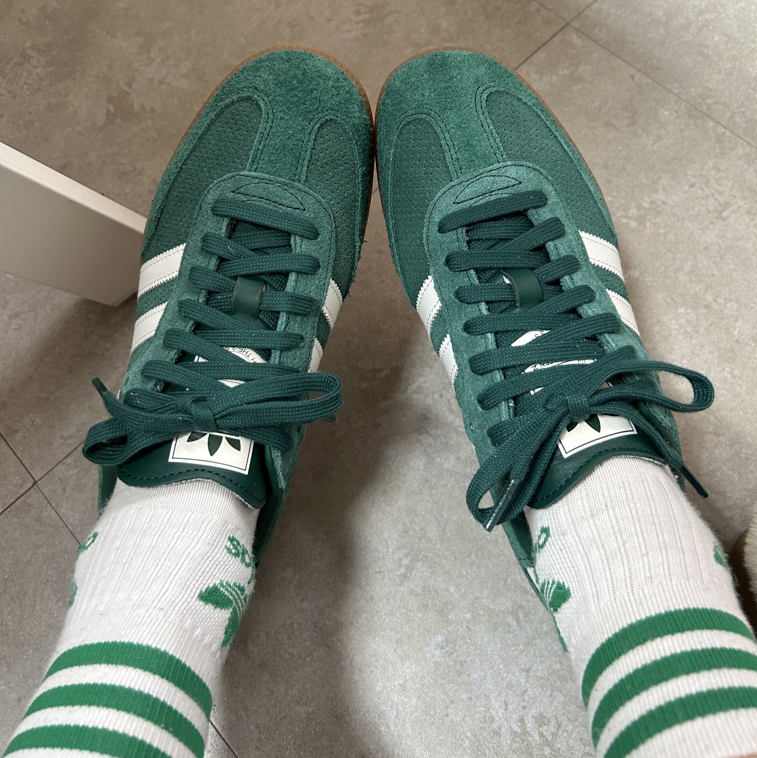Adidas Samba OG Collegiate Green 착용 스타일 - 2