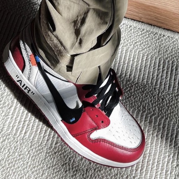 Jordan 1 x Off-White Retro High Chicago The Ten 착용 스타일