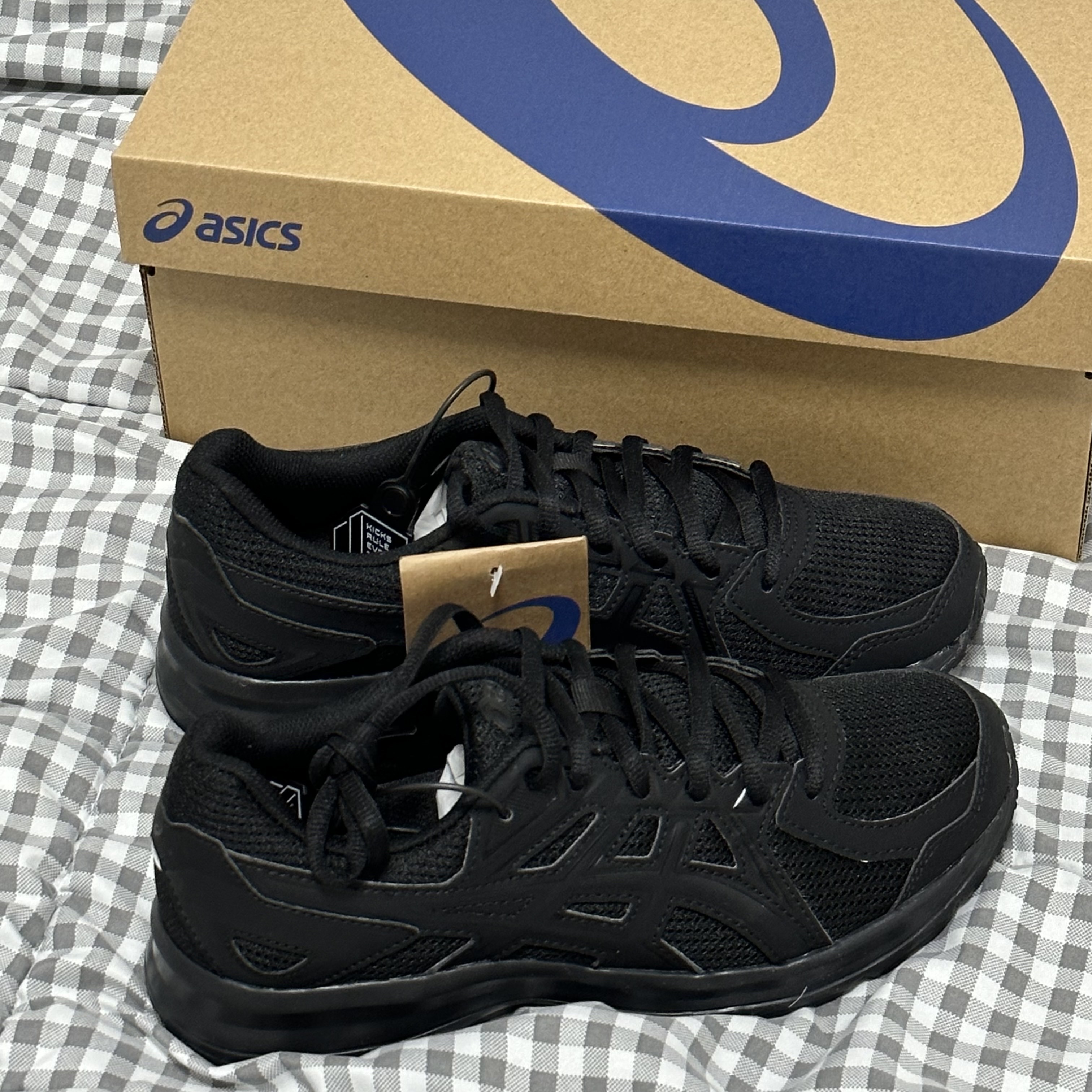 Asics Jog 100 2 Black 착용 스타일