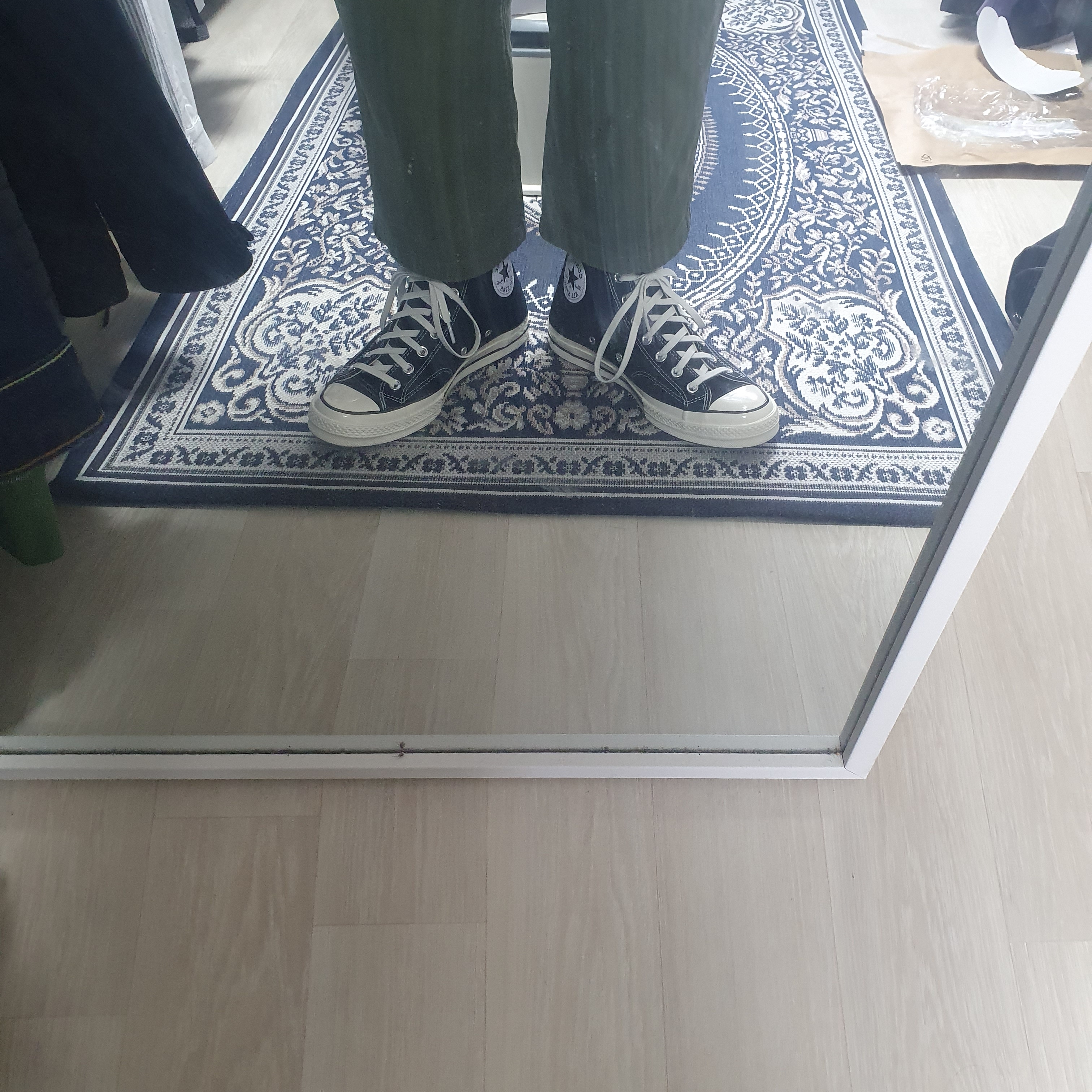 Converse Chuck 70 Hi Black 착용 스타일
