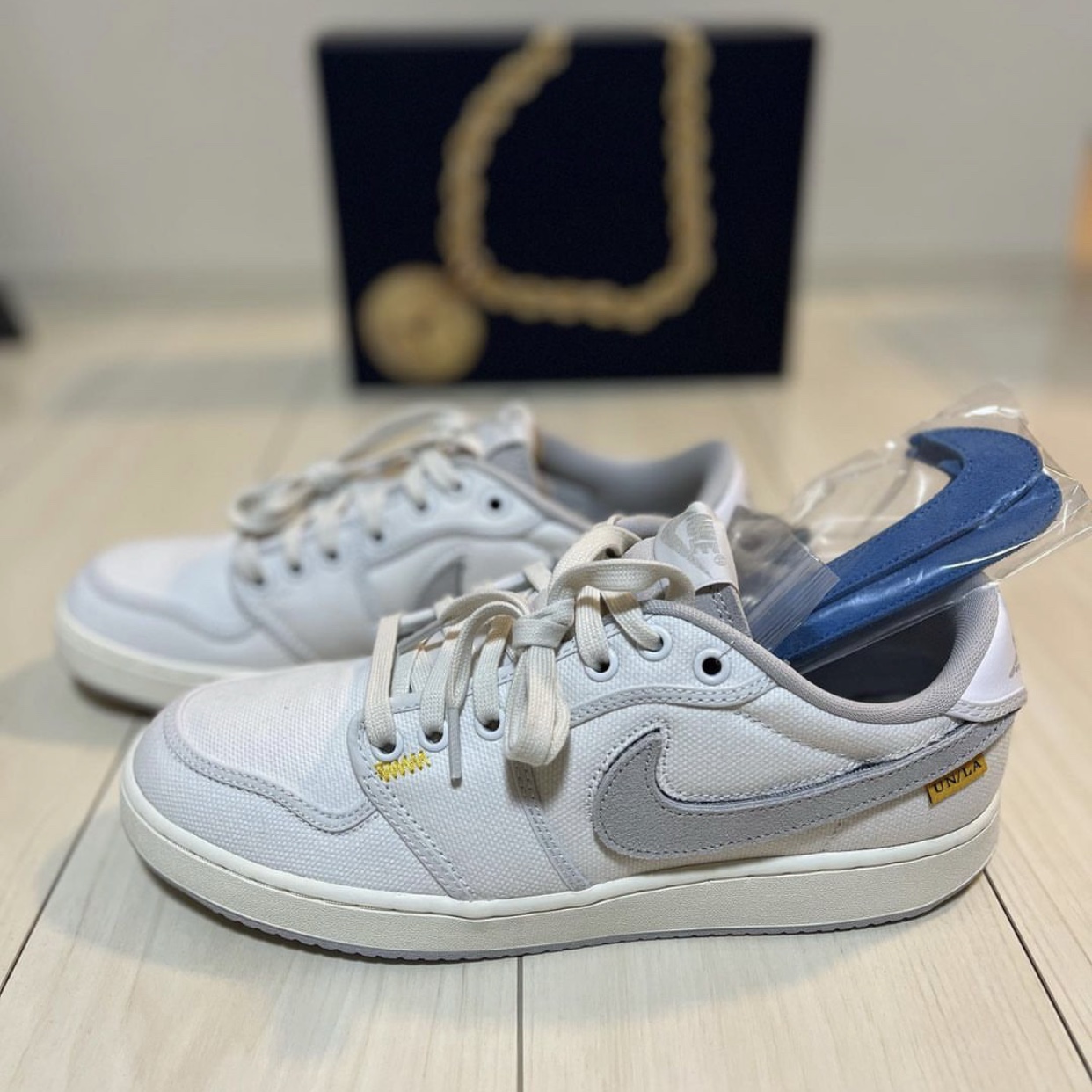 Jordan 1 x Union KO Low White 착용 스타일 - 1
