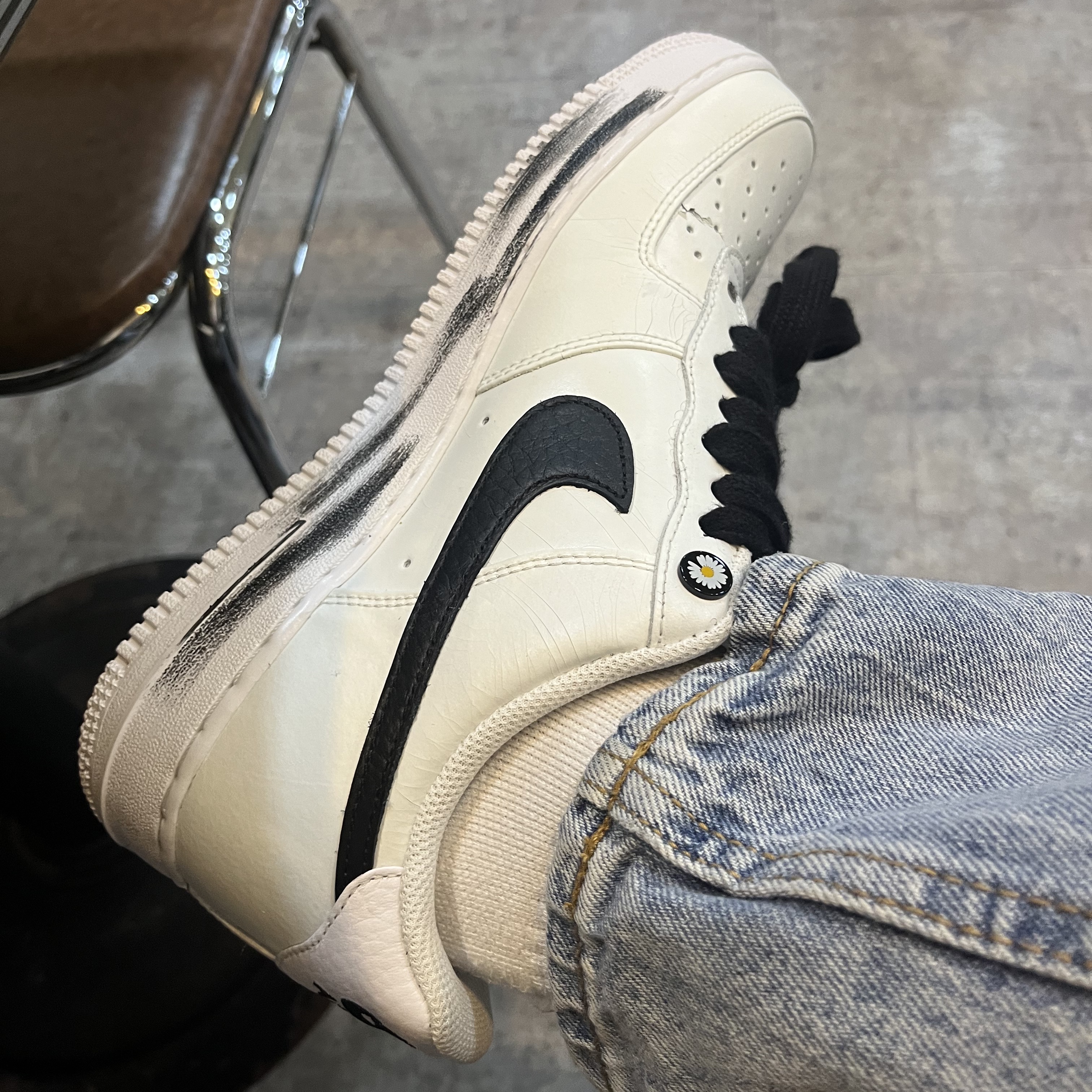 Nike x Peaceminusone Air Force 1 Low Para-Noise 2.0 착용 스타일 - 2