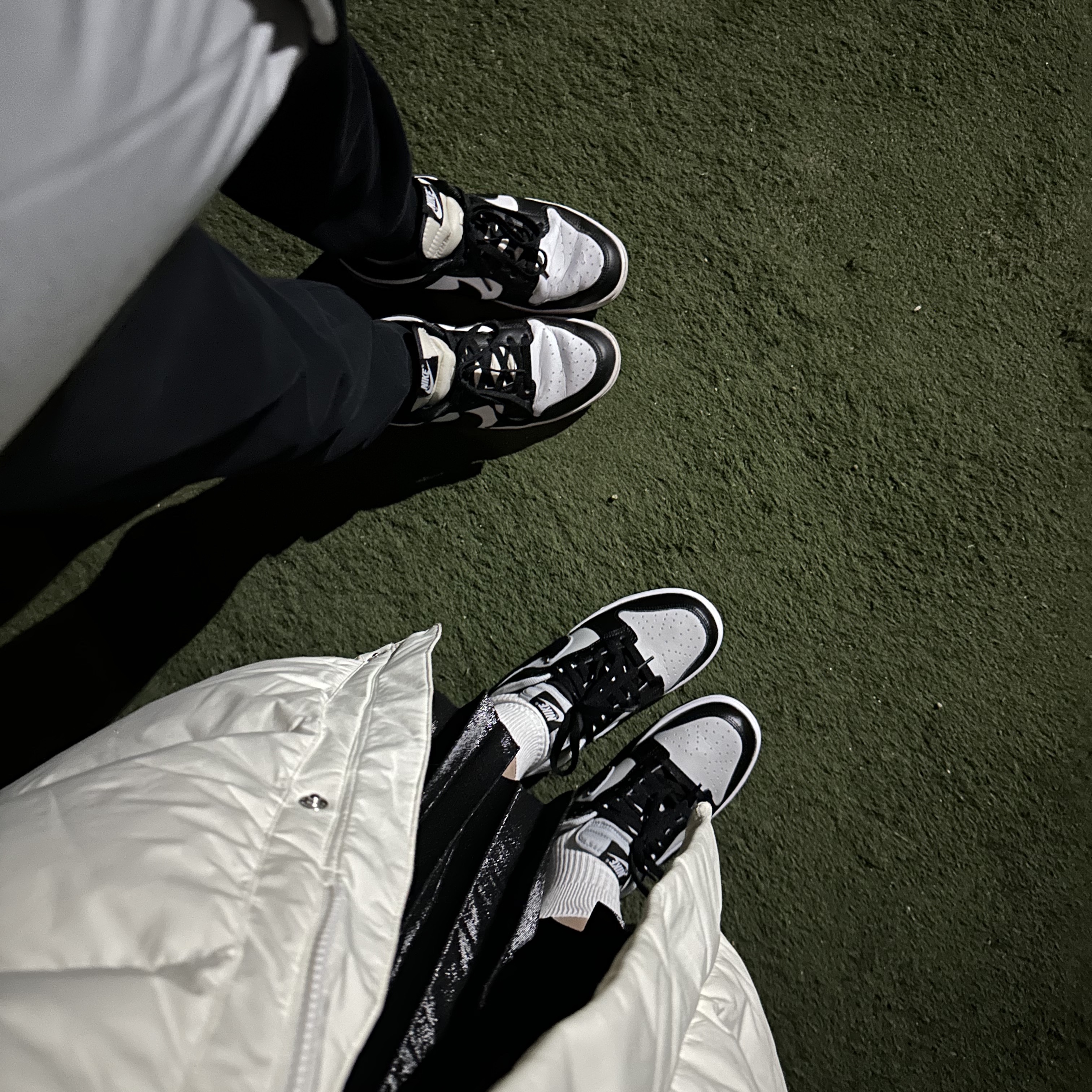 Nike Dunk Low Retro Grey Fog Black, Nike Dunk Low Retro Black 착용 스타일 - 3