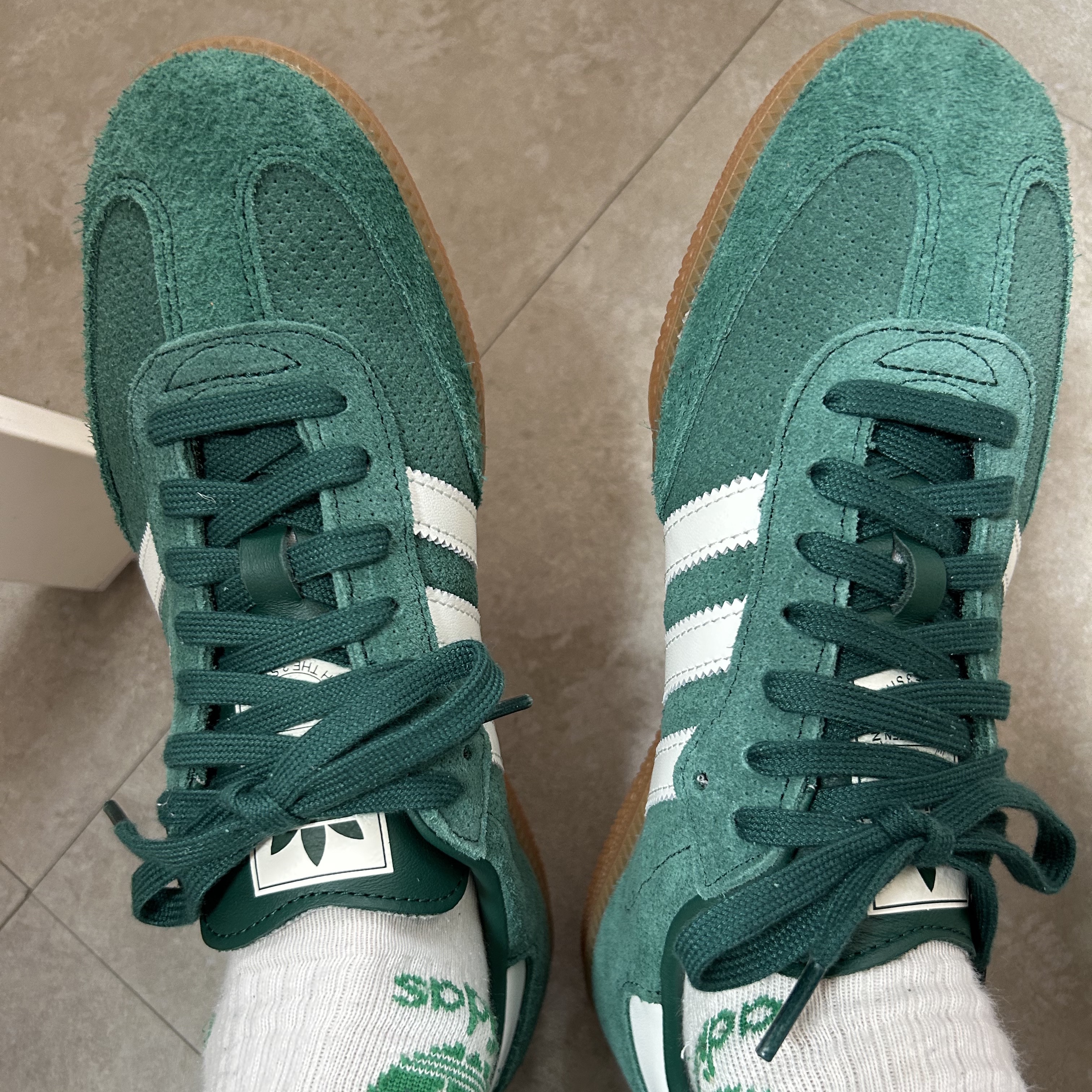 Adidas Samba OG Collegiate Green 착용 스타일 - 3