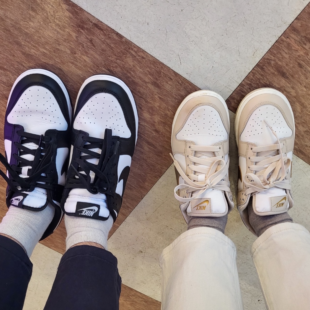 Nike Dunk Low Retro Black 착용 스타일 - 2