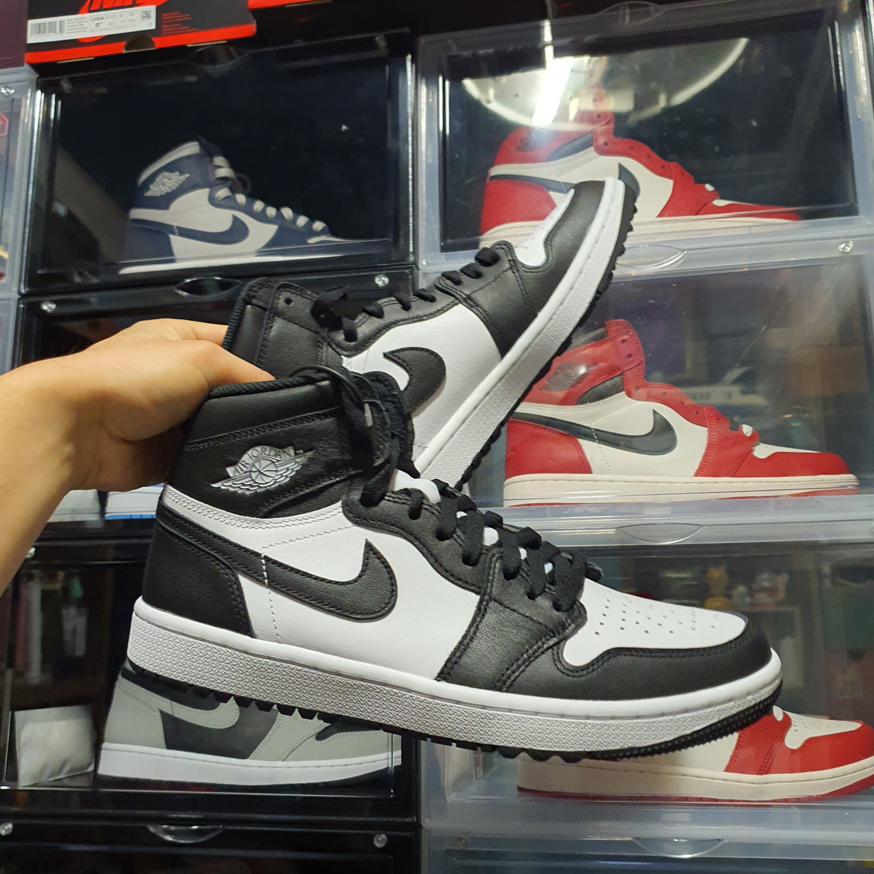 Jordan 1 High Golf White Black 착용 스타일 - 2