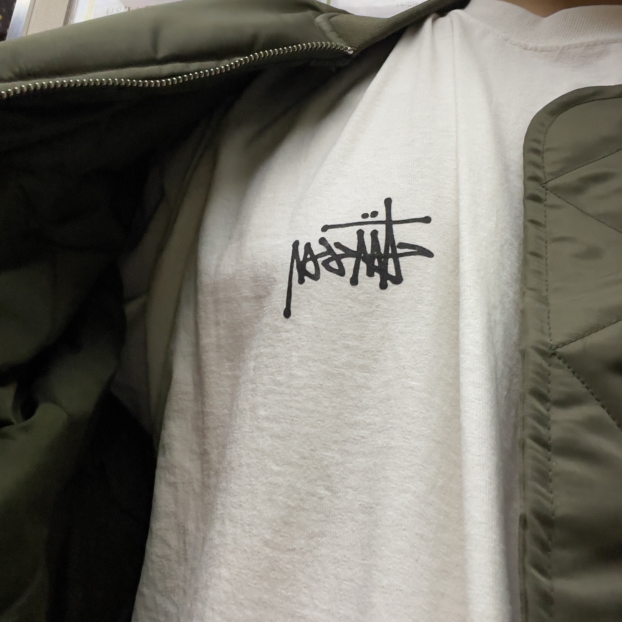 Stussy Basic Stussy T-Shirt White 2022 착용 스타일