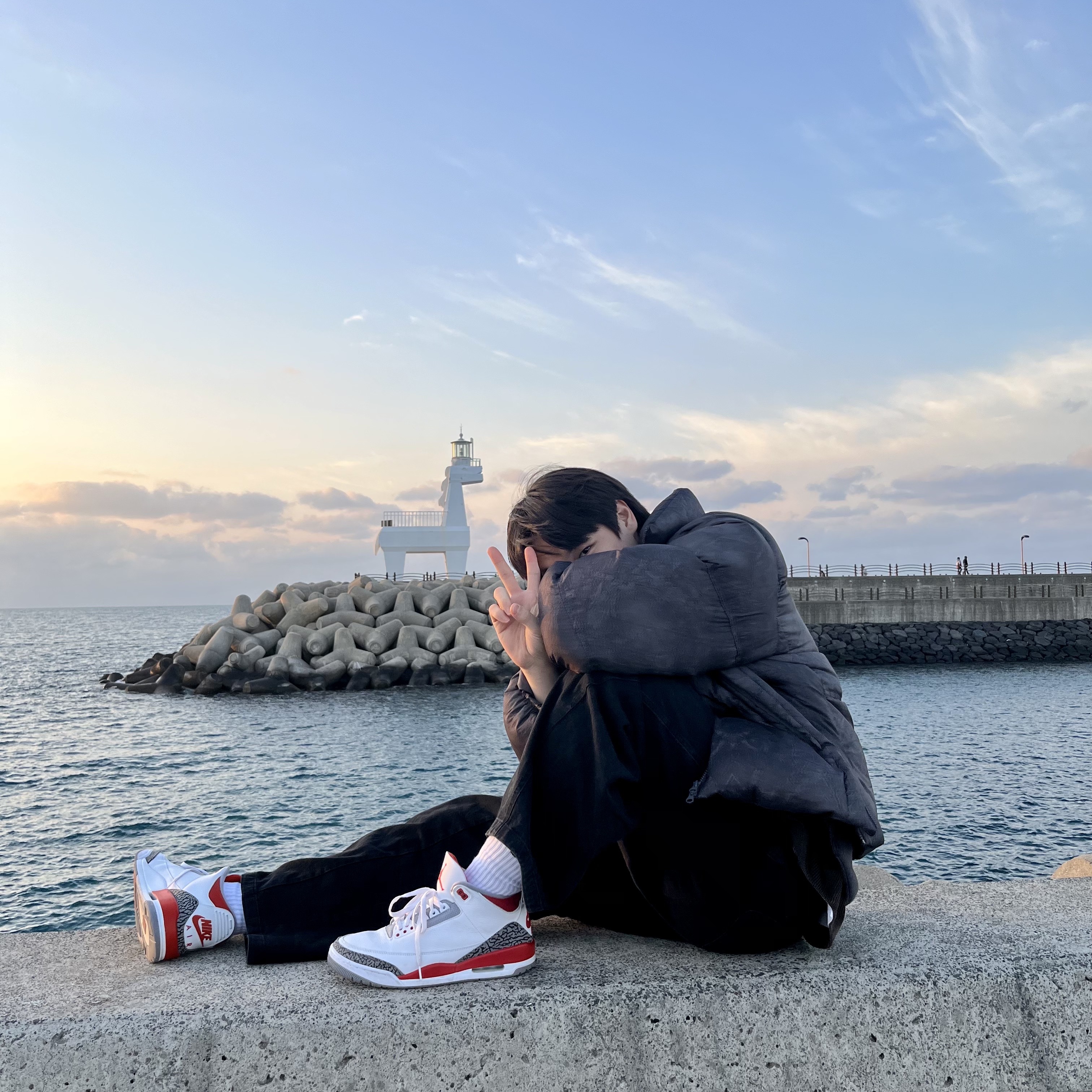 Jordan 3 Retro Fire Red 2022 착용 스타일 - 1