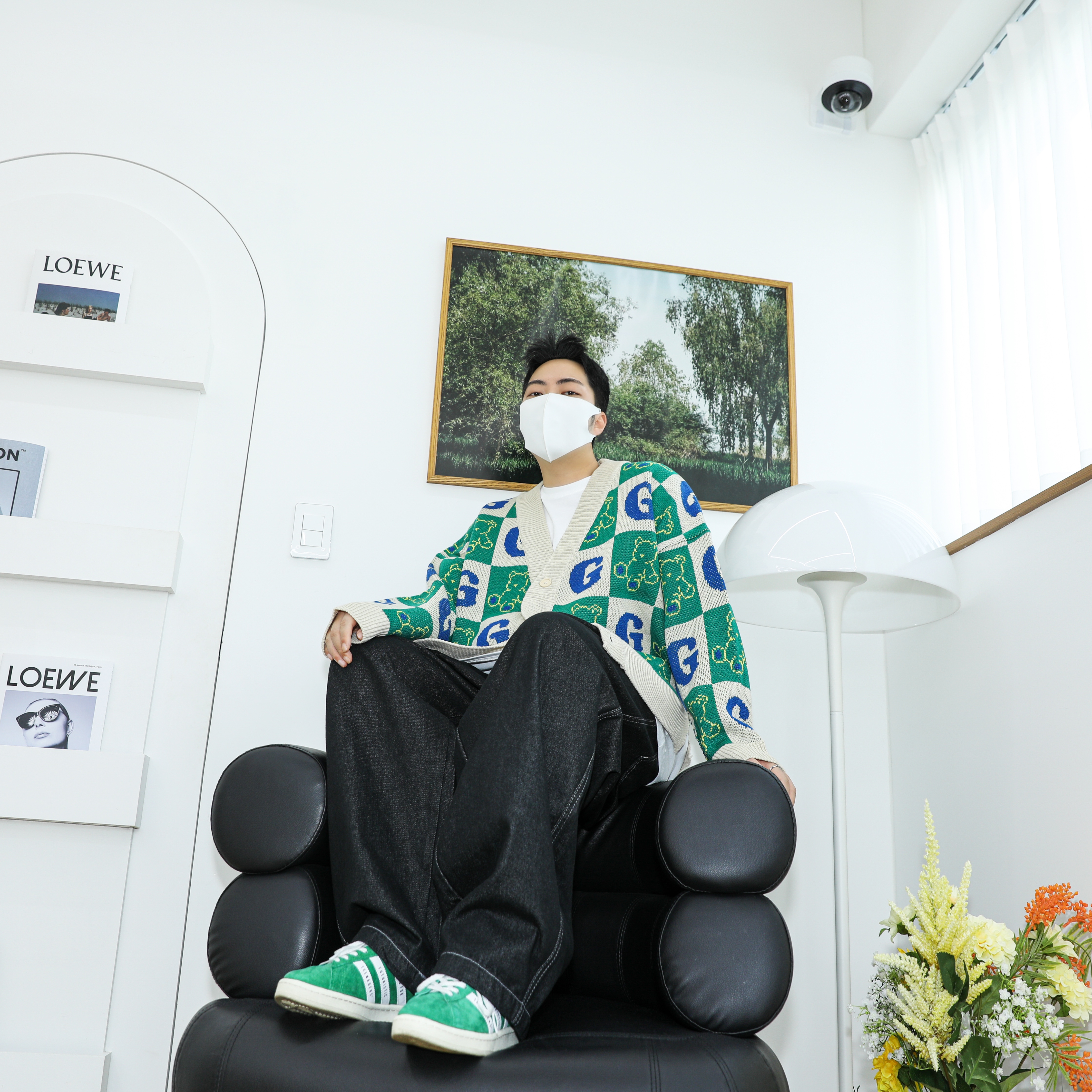 Adidas x Human Made Campus Green 착용 스타일 - 2