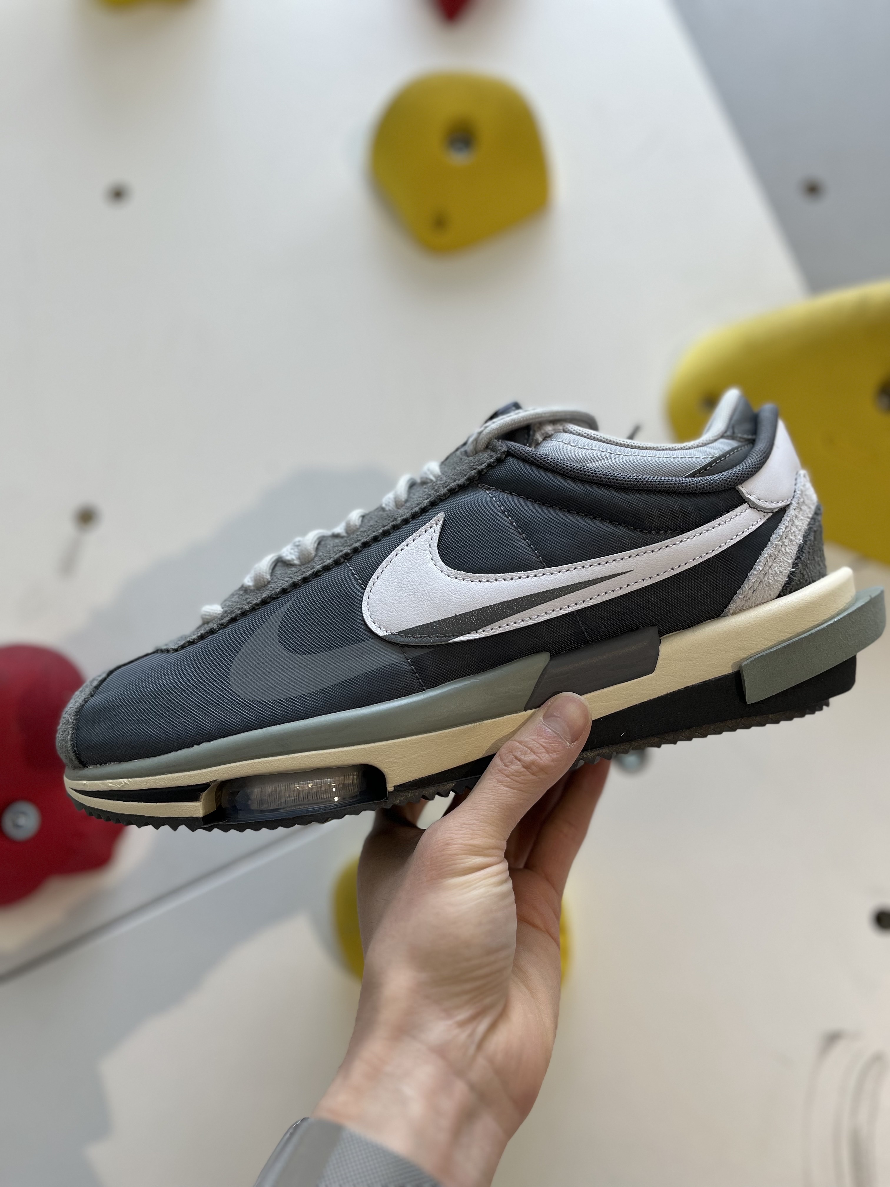 Nike x Sacai Zoom Cortez SP Iron Grey 착용 스타일