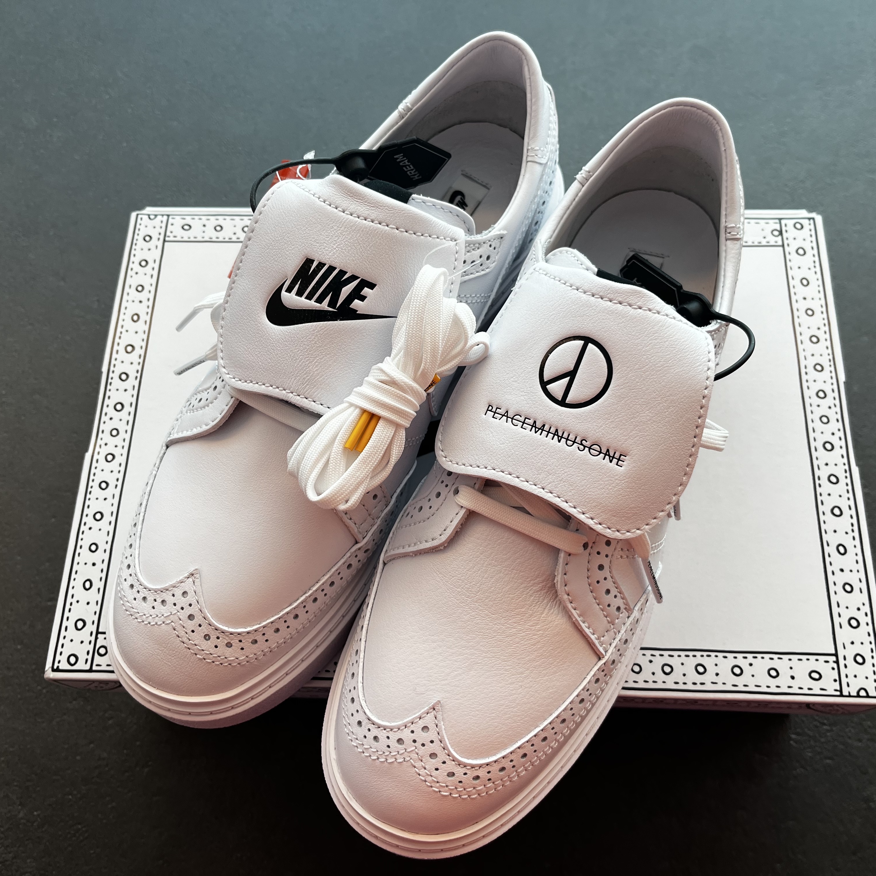 Nike x Peaceminusone Kwondo1 White 착용 스타일