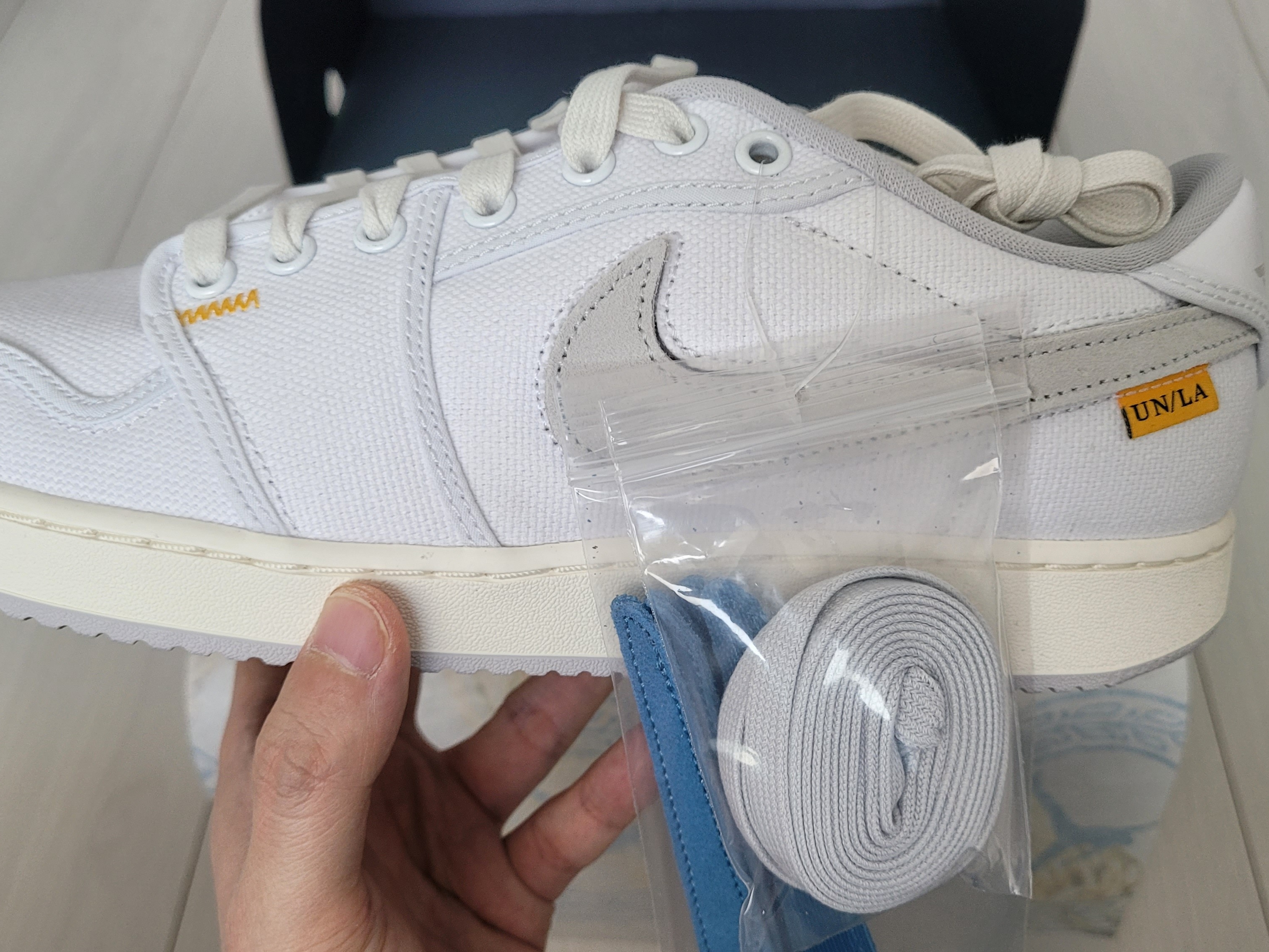 Jordan 1 x Union KO Low White 착용 스타일 - 2