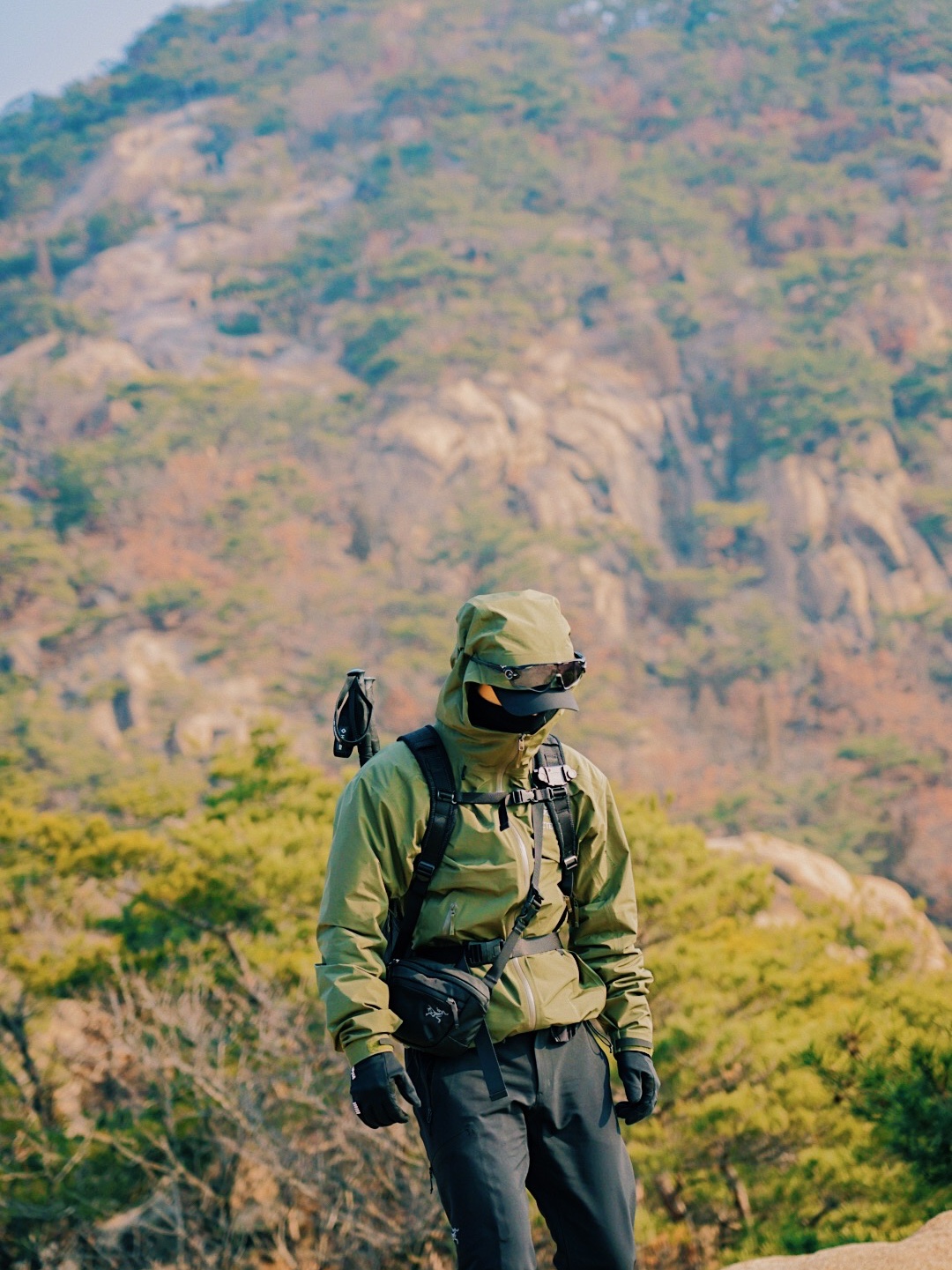 Arc'teryx Beta LT Jacket Tatsu 착용 스타일