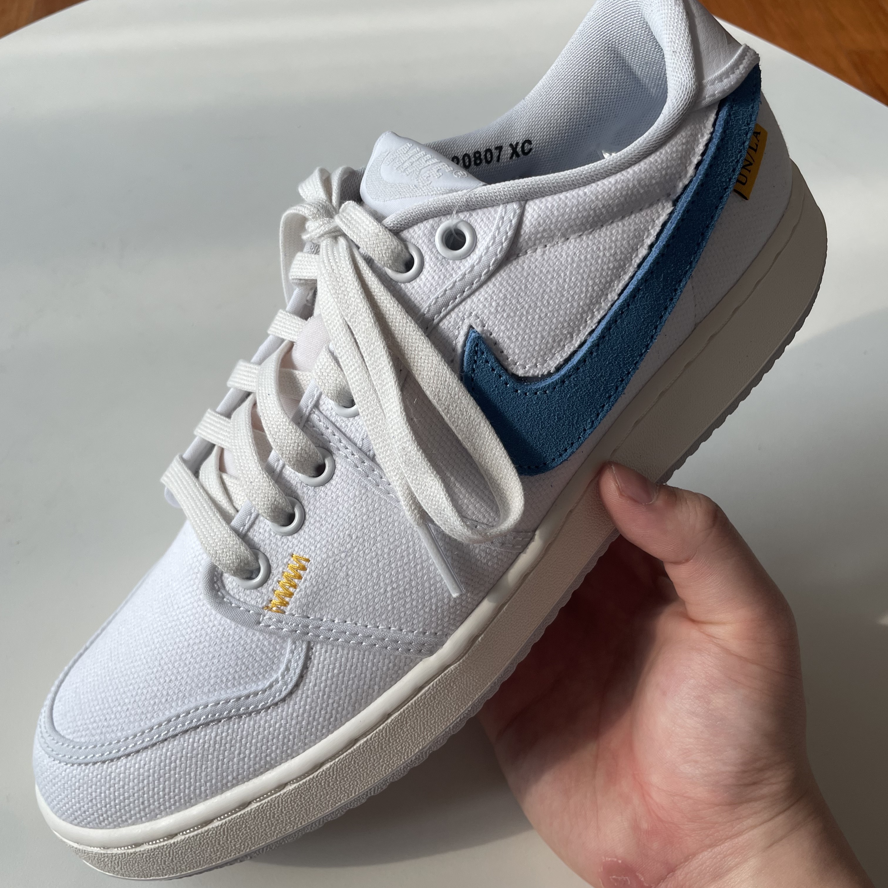 Jordan 1 x Union KO Low White 착용 스타일