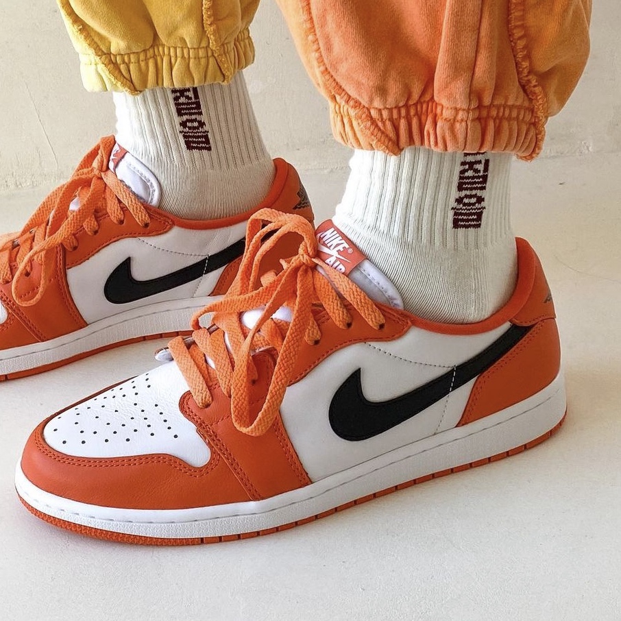 (W) Jordan 1 Low OG Starfish 착용 스타일