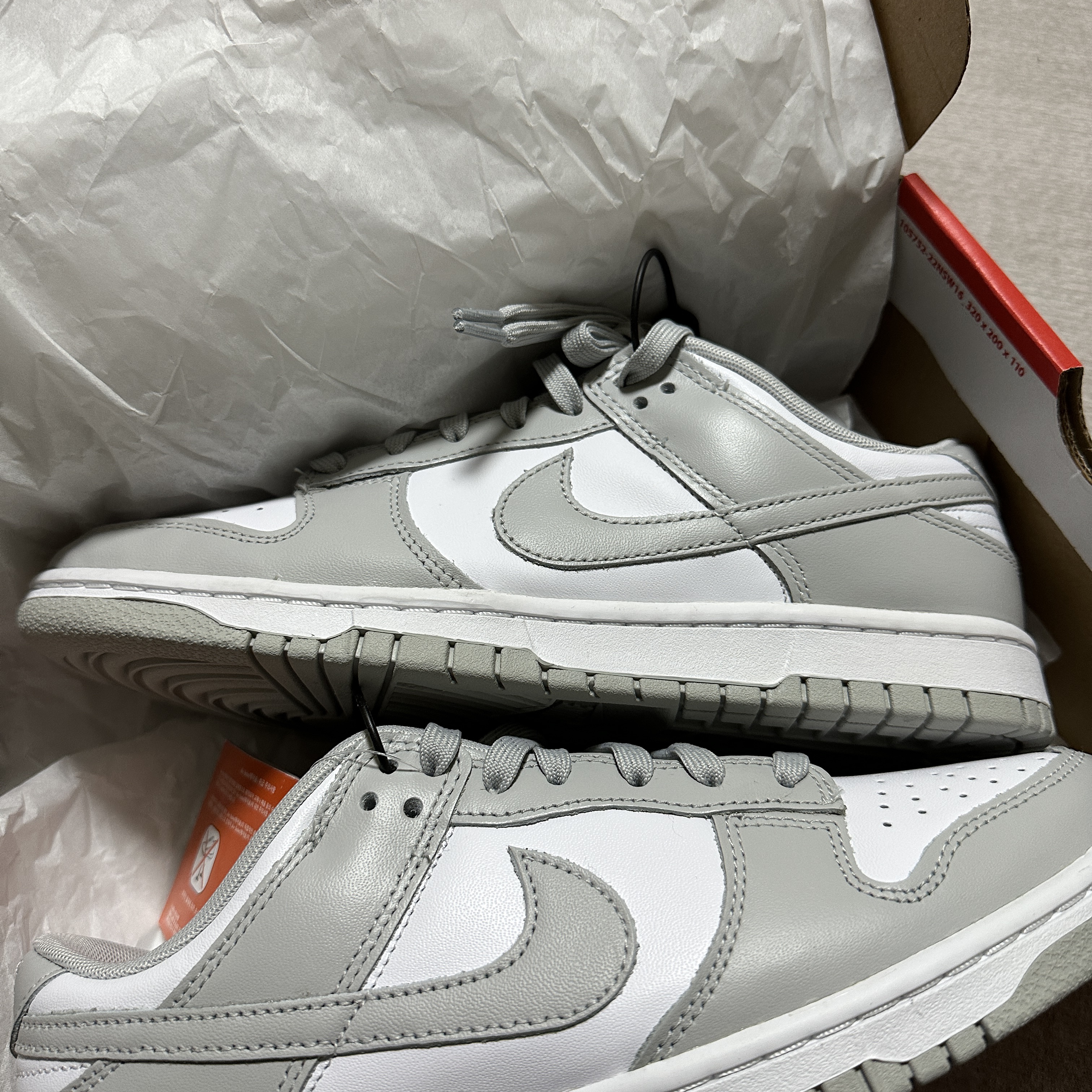 Nike Dunk Low Retro Grey Fog 착용 스타일 - 2