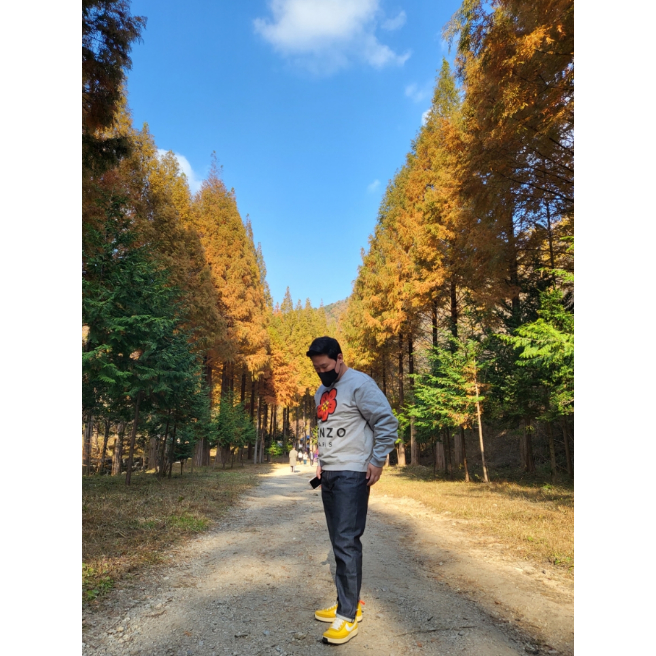 Nike x Tom Sachs General Purpose Shoe Archive, Kenzo Boke Flower Sweatshirt Pearl Grey 착용 스타일