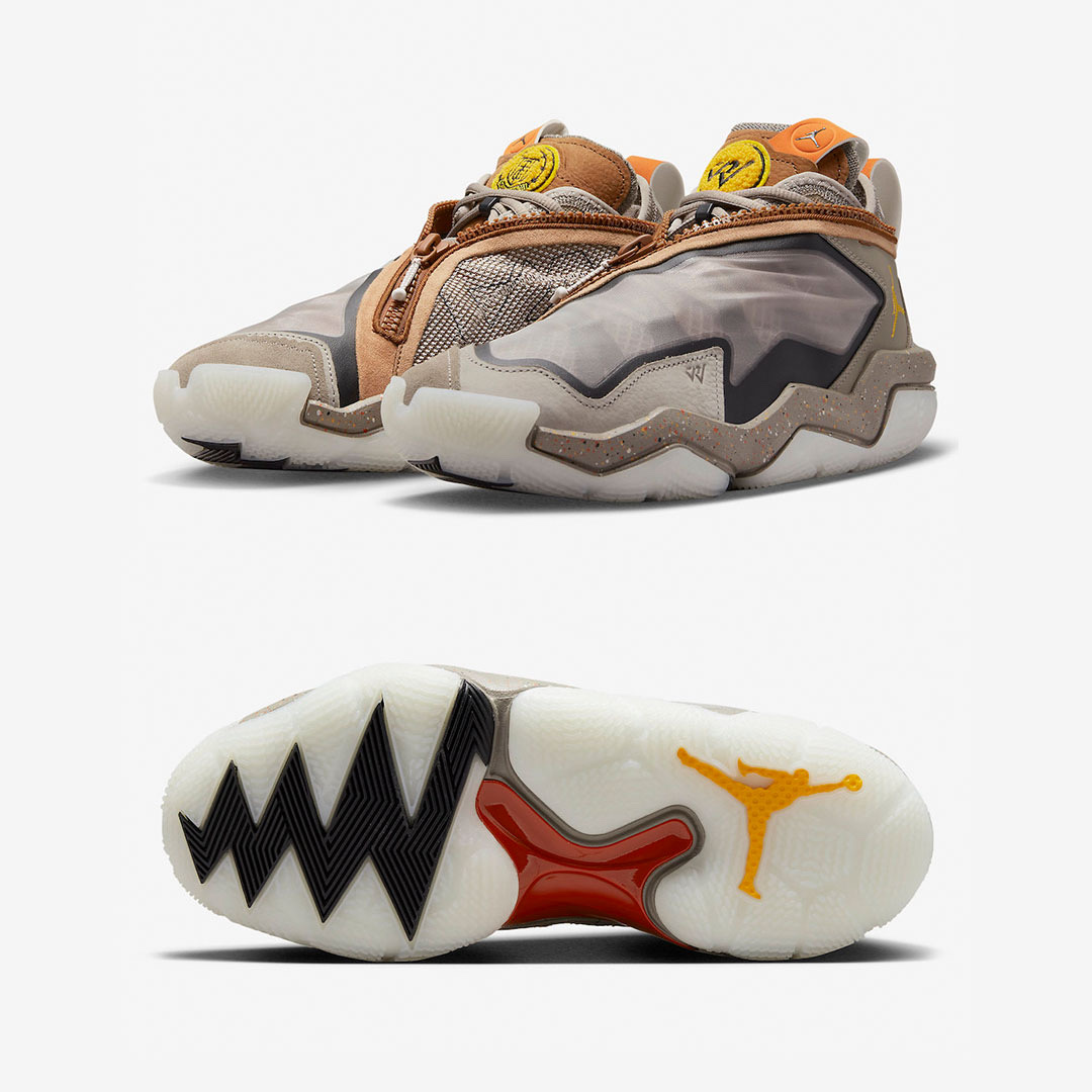 Jordan x Russell Westbrook Honor the Gift Why Not ZER0.6 PF Moon Fossil 착용 스타일 - 2