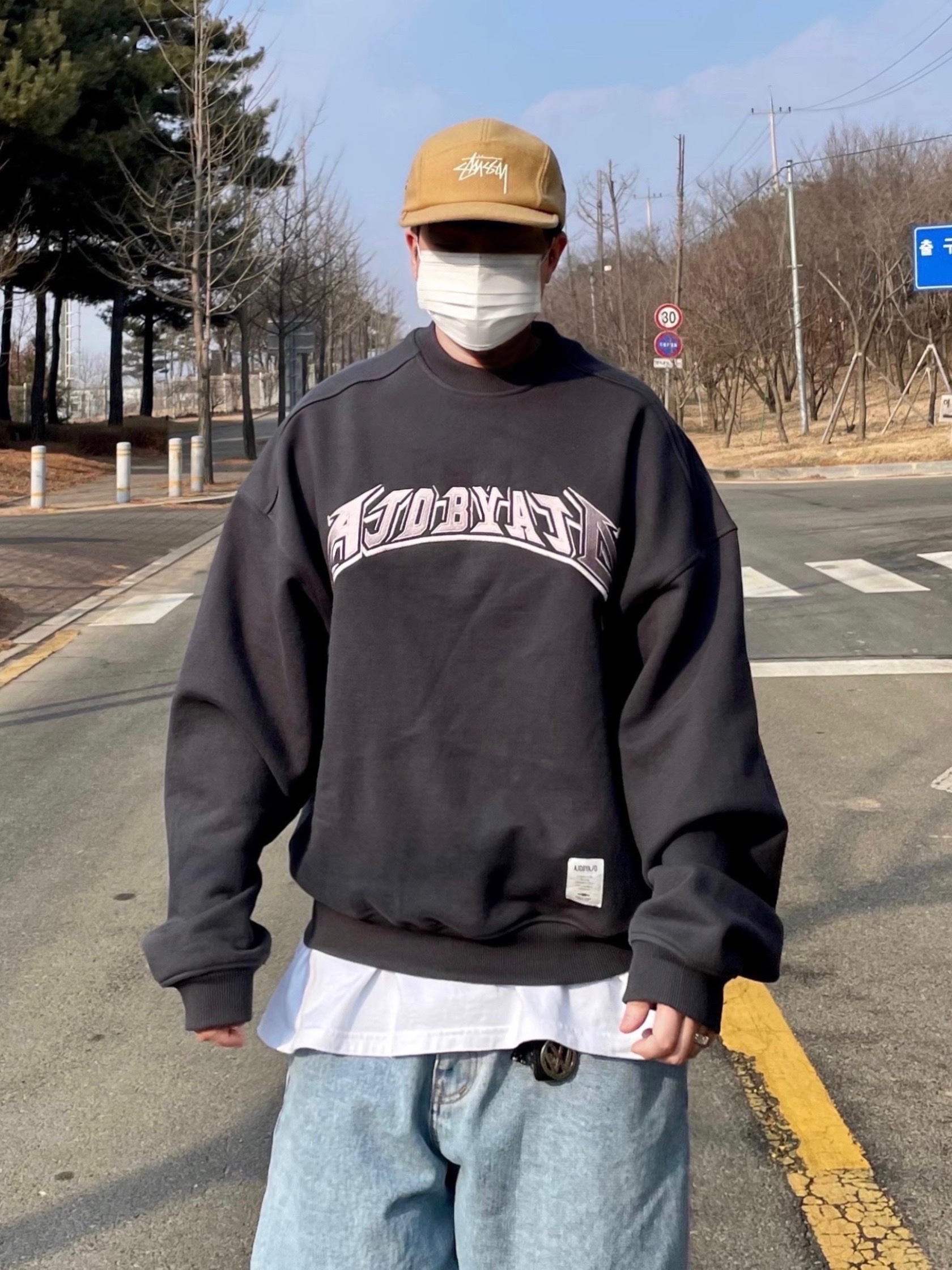 Adidas Yeezy Foam RNNR Mist 착용 스타일 - 5