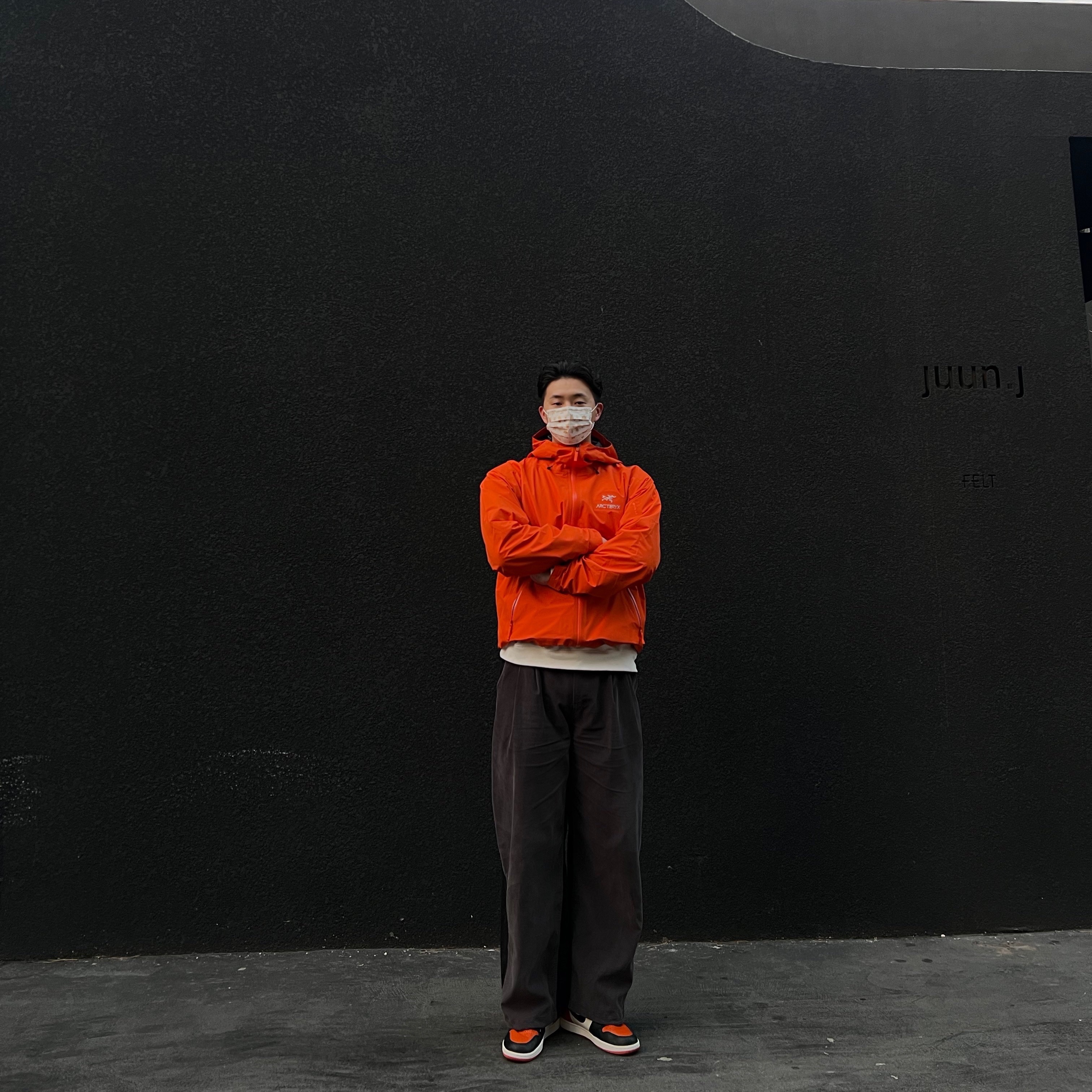 Arc'teryx Beta LT Jacket Phenom, Jordan 1 Retro Shattered Backboard 착용 스타일 - 1
