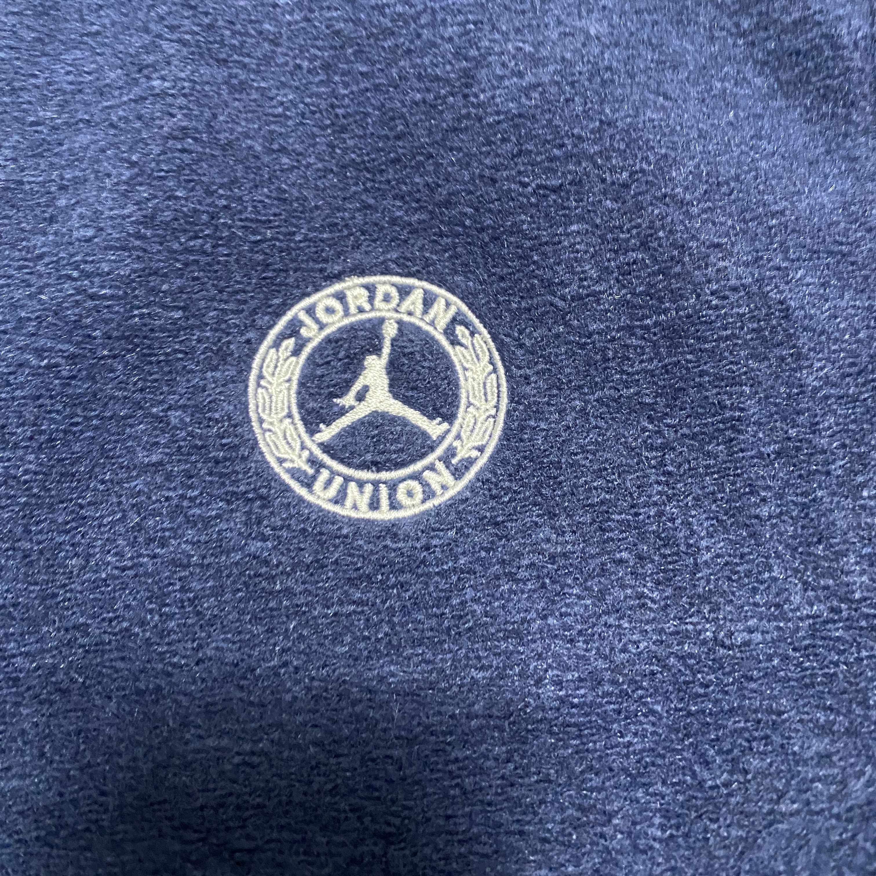 Jordan x Union Track Jacket College Navy - Asia 착용 스타일 - 2