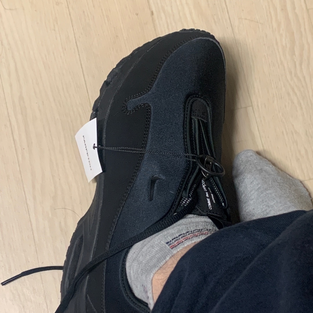 Nike x Comme des Garcons Homme Plus Air Max Sunder SP Black 착용 스타일
