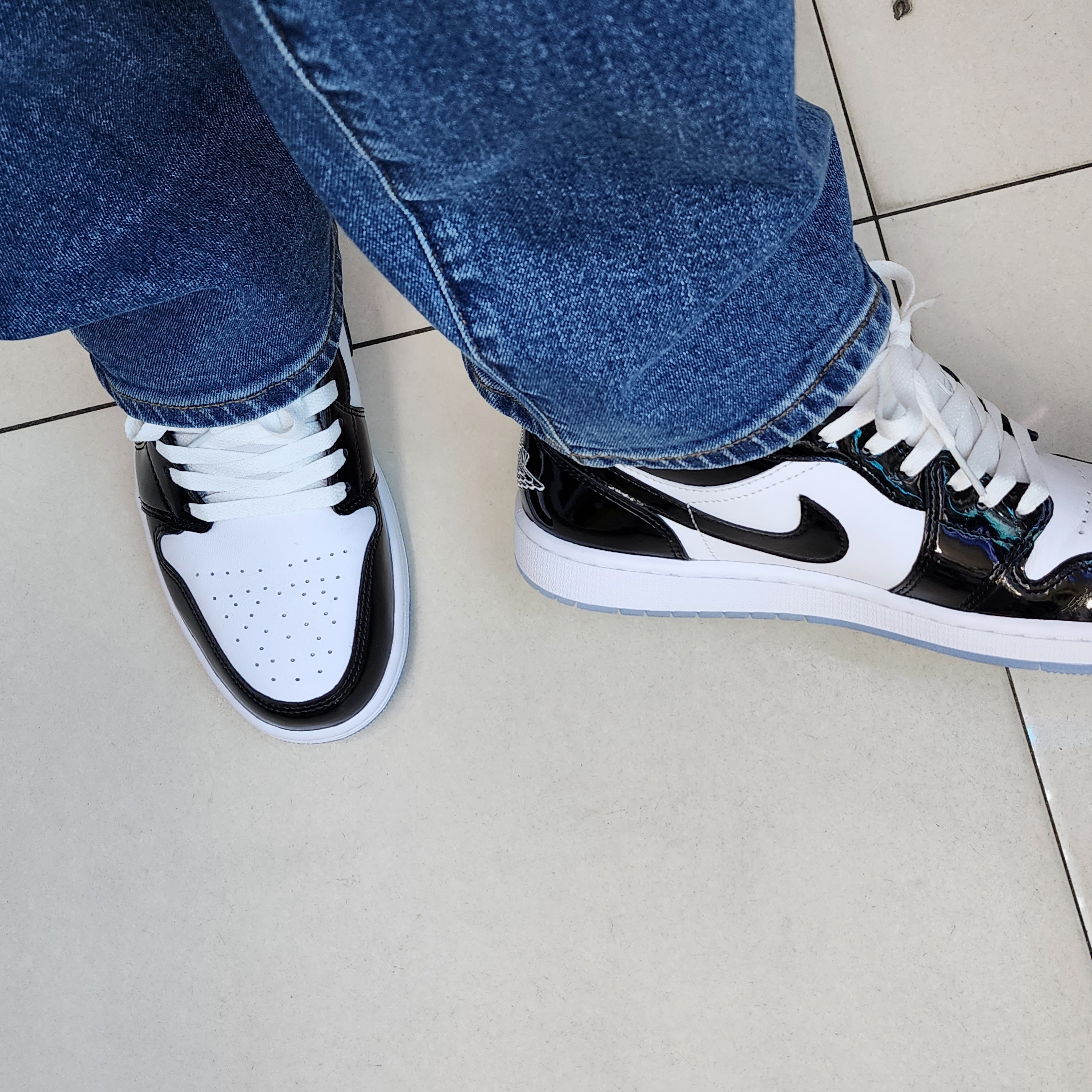 Jordan 1 Low SE Concord 착용 스타일 - 1