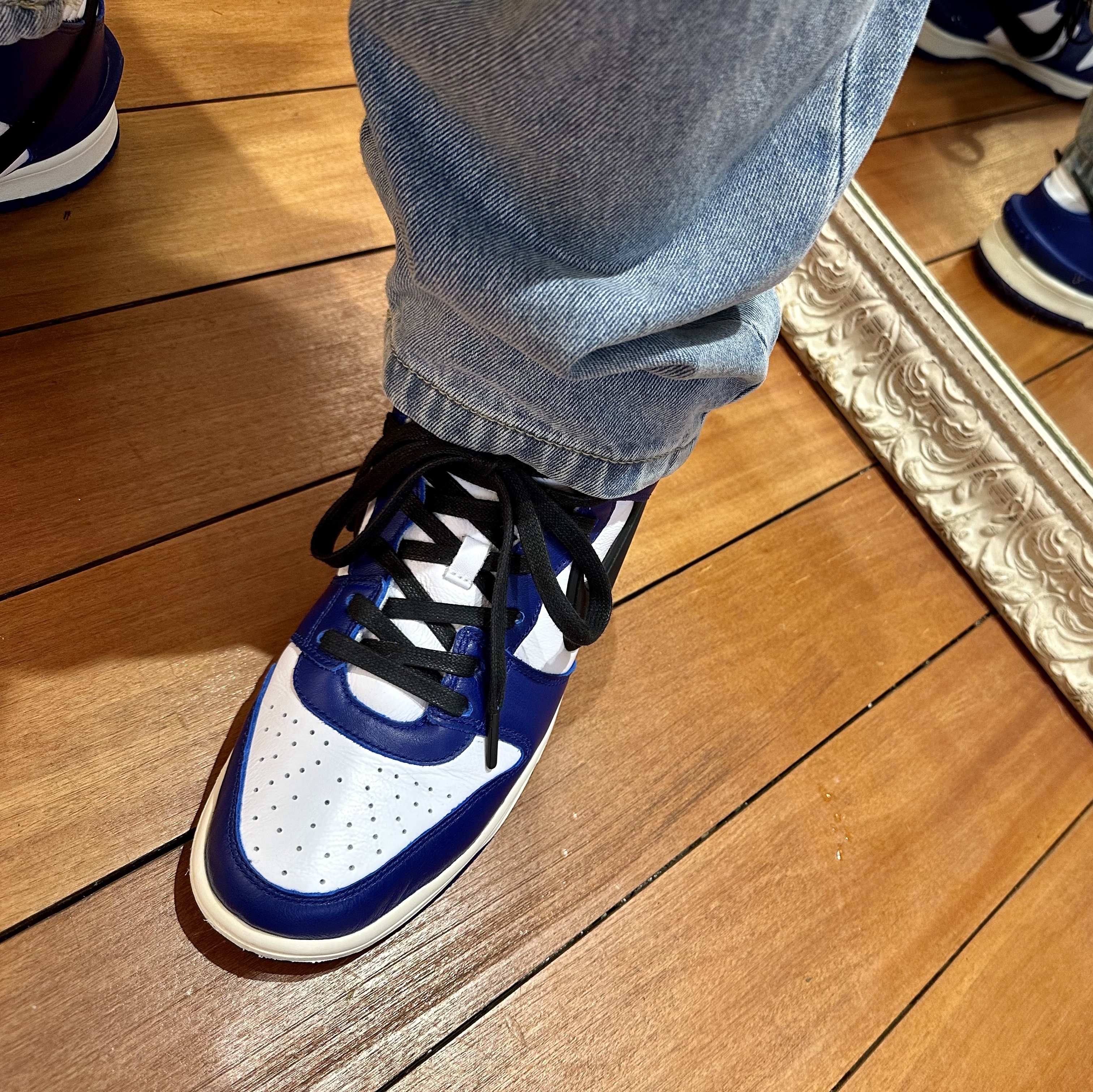 Nike x Ambush Dunk High Deep Royal Blue 착용 스타일 - 2