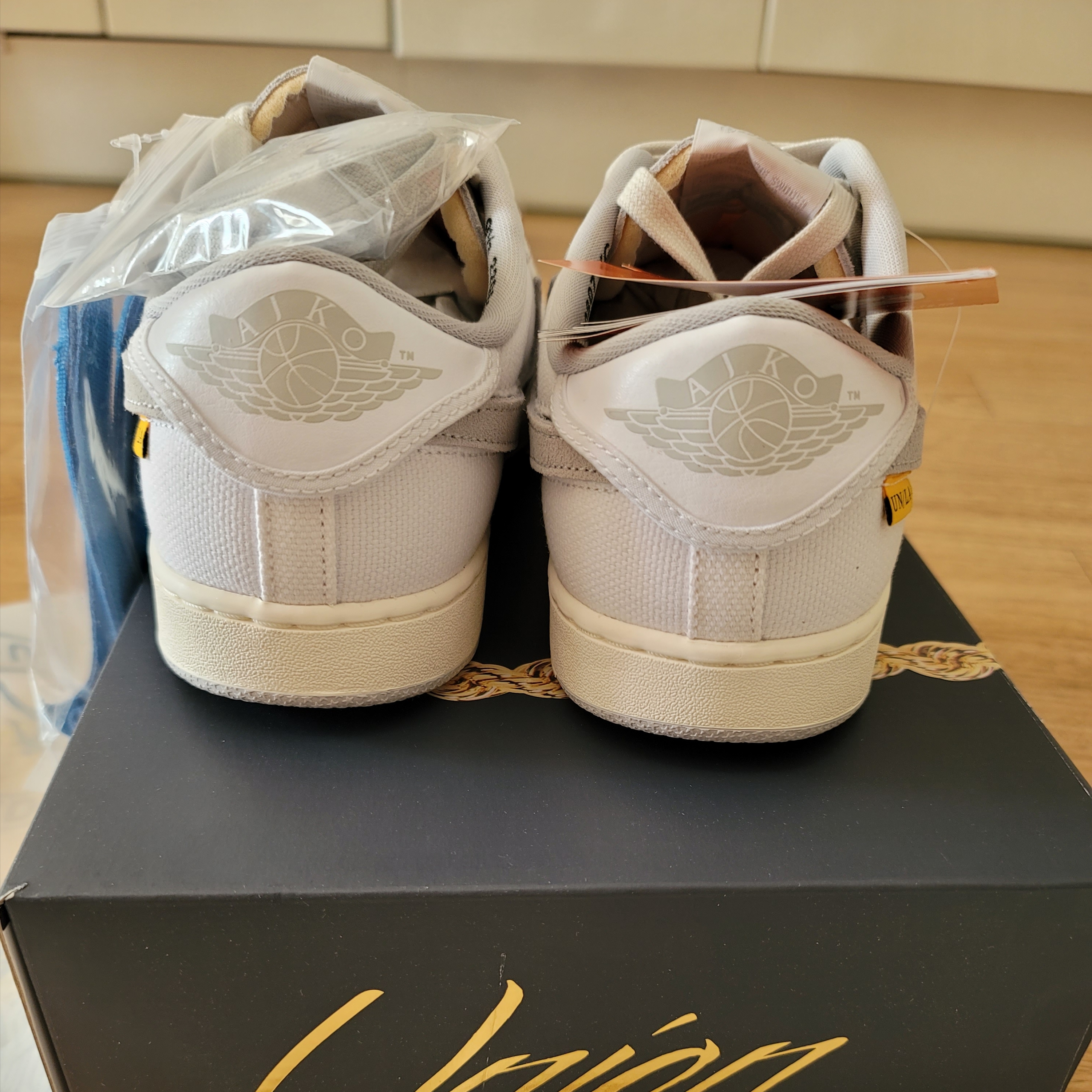 Jordan 1 x Union KO Low White 착용 스타일 - 3