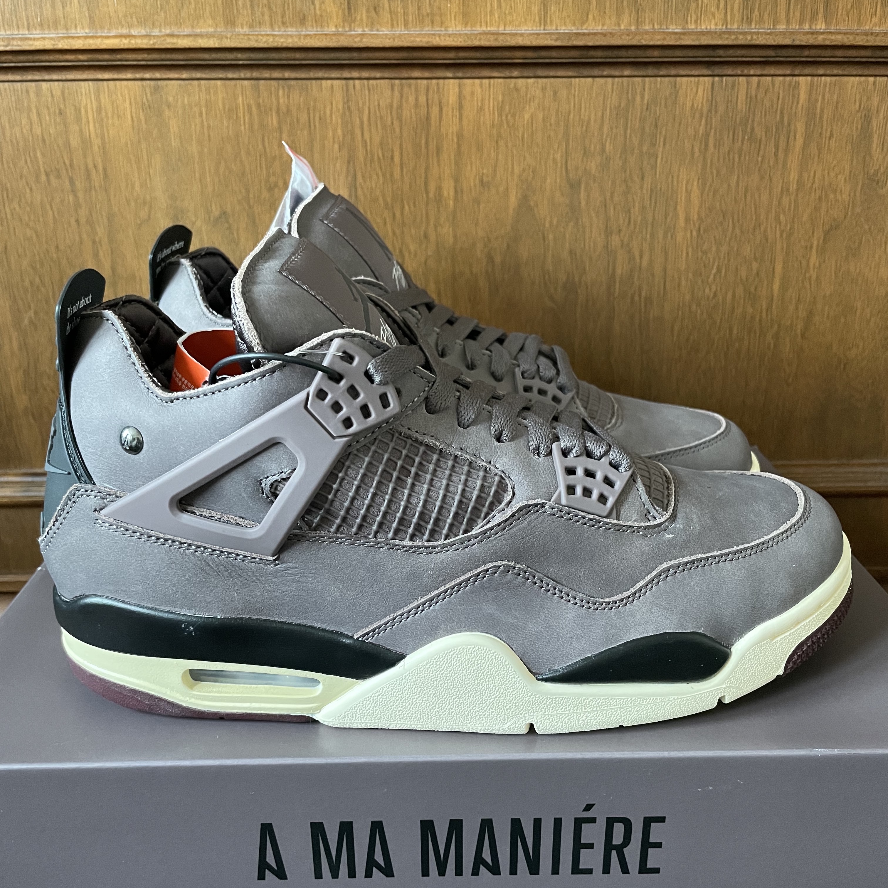 Jordan 4 x A Ma Maniere Retro Violet Ore 착용 스타일 - 3