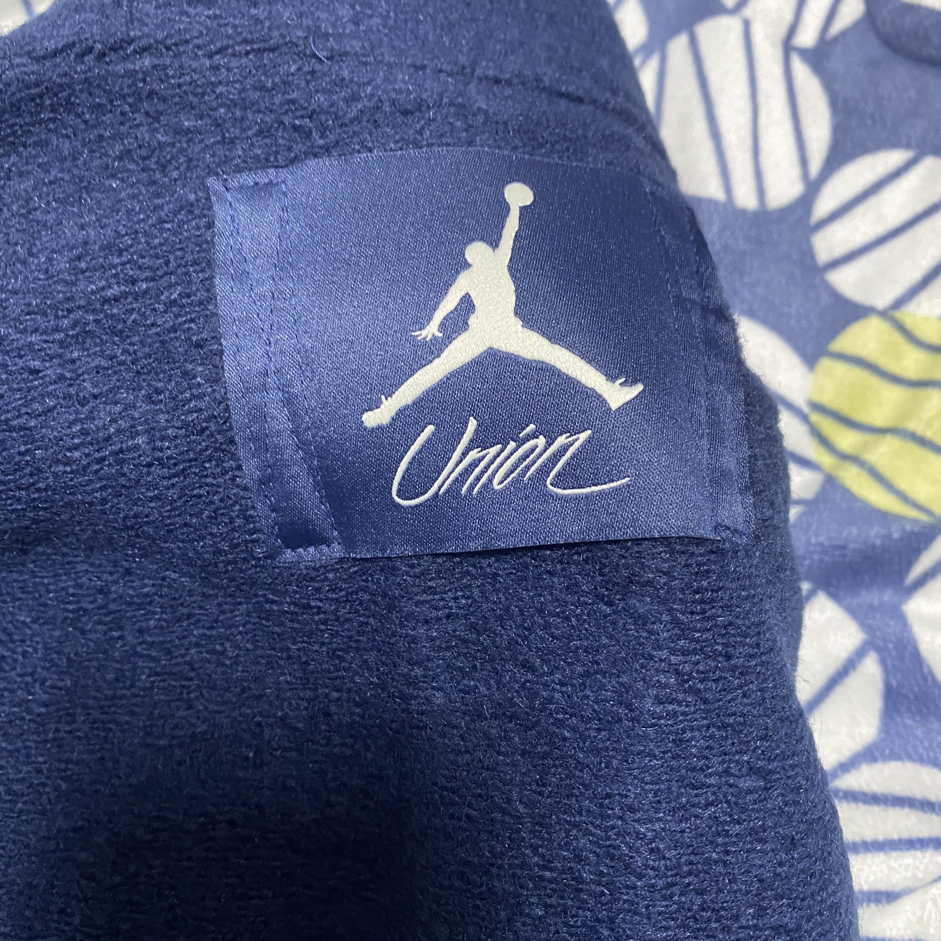 Jordan x Union Track Jacket College Navy - Asia 착용 스타일 - 3