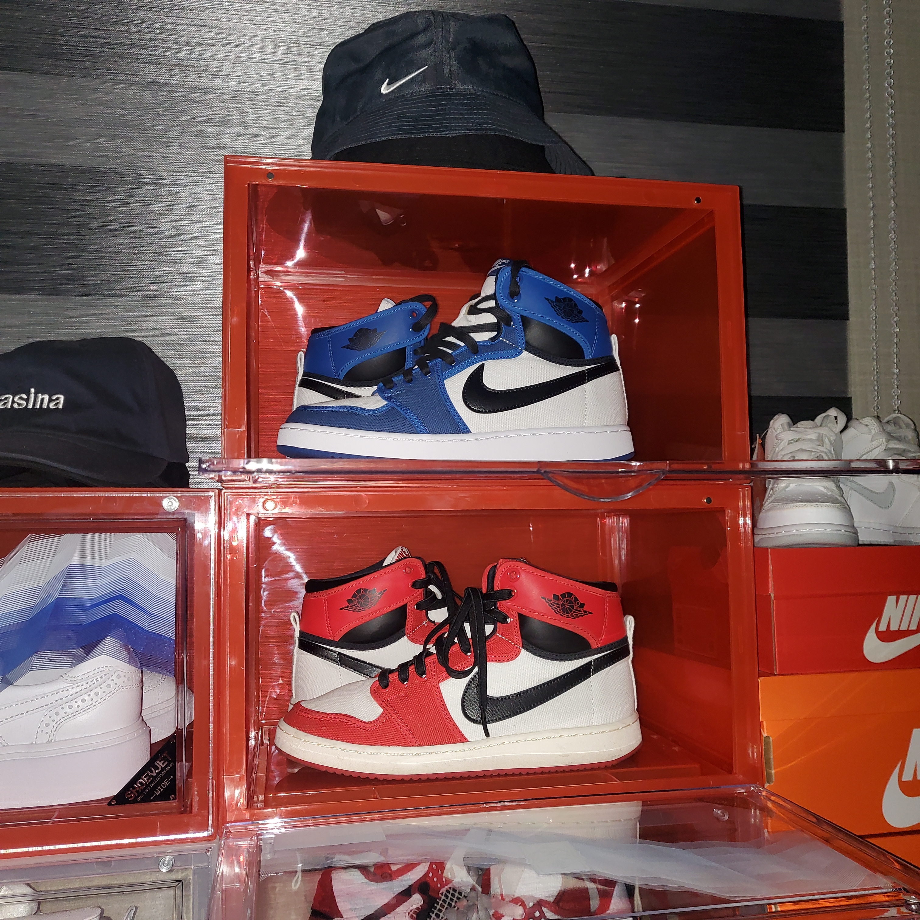 Jordan 1 KO Chicago 2021, Jordan 1 KO Storm Blue 착용 스타일 - 2